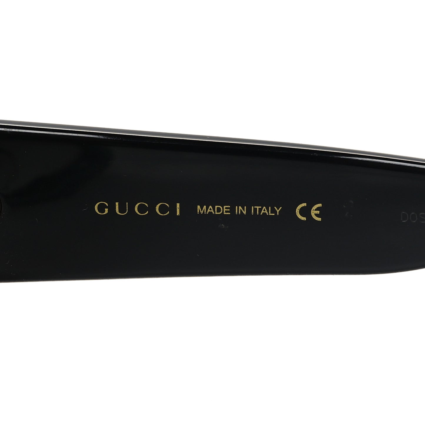 Acetate Square Frame Sunglasses GG0083S Glitter Red Black Green