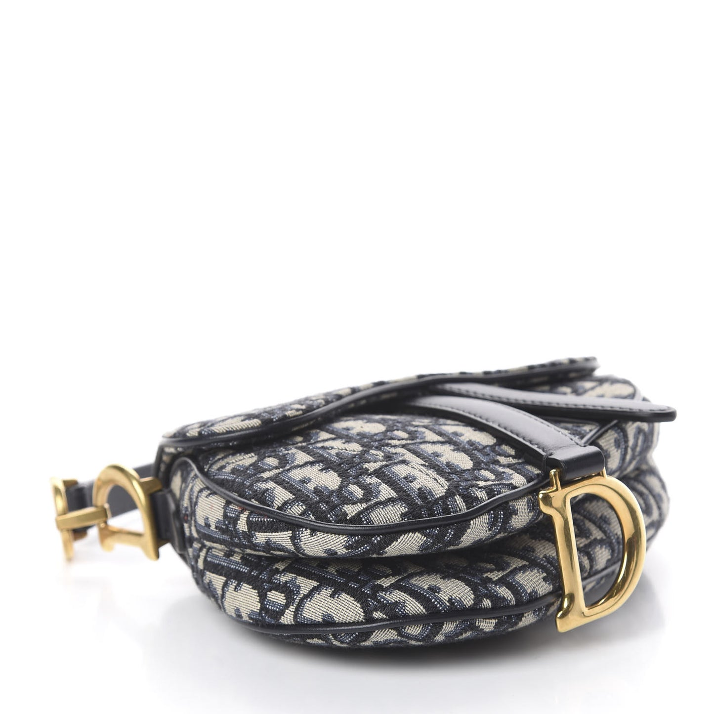 Oblique Mini Saddle Bag Blue