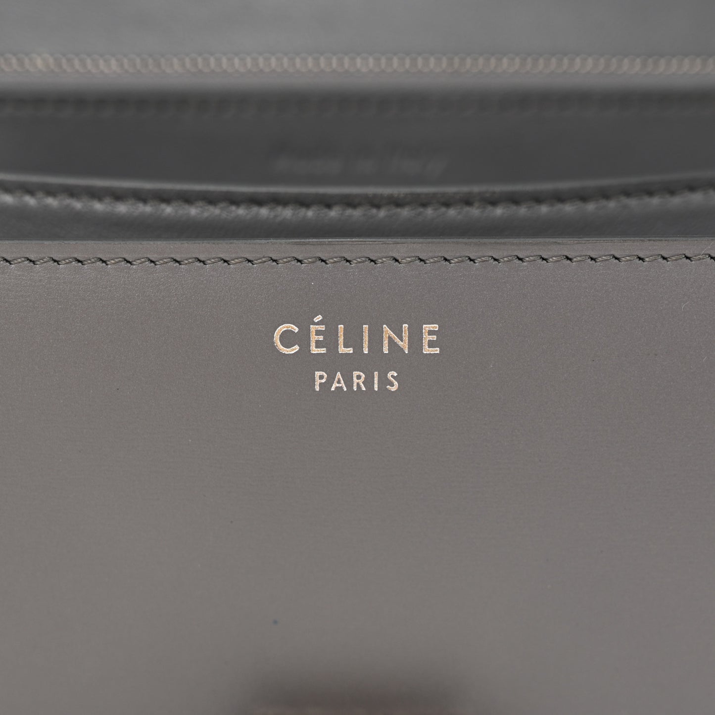 Smooth Calfskin Medium Classic Box Flap Bag Storm
