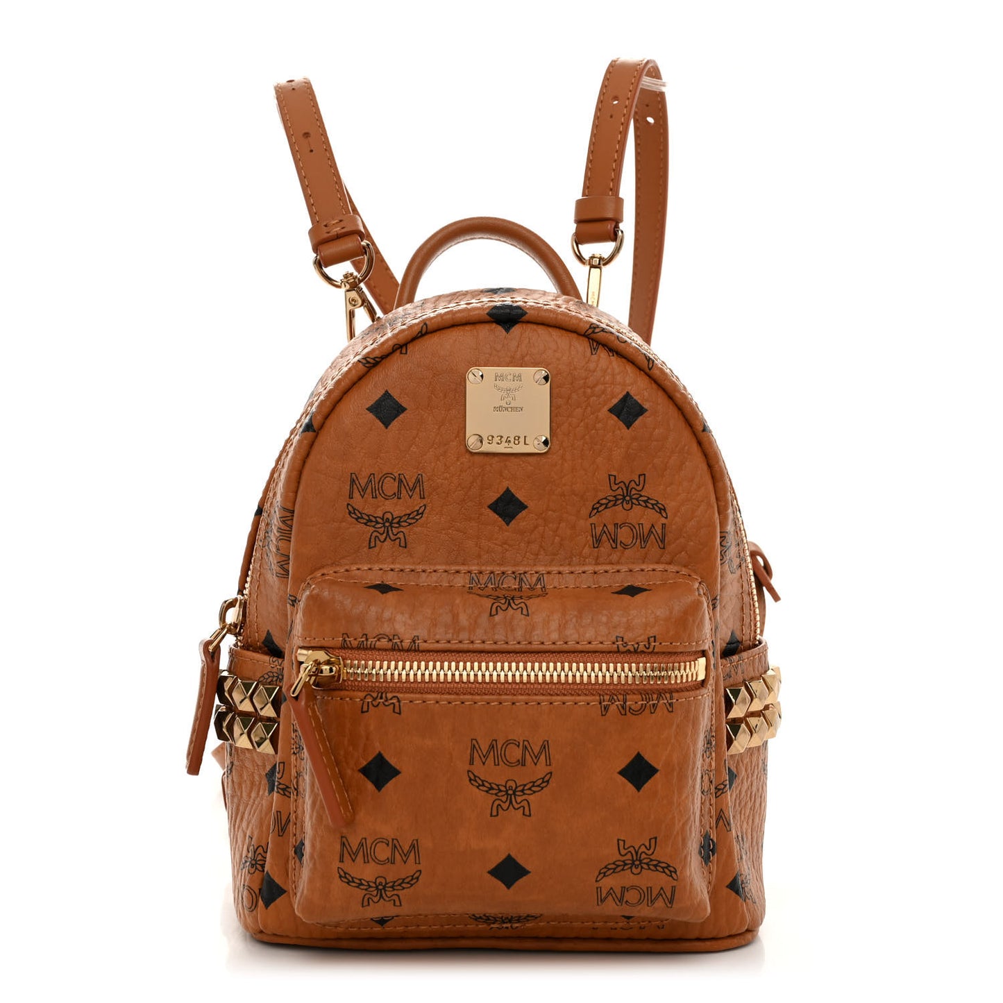 Visetos Side Stud X-Mini Stark Bebe Boo Backpack Cognac