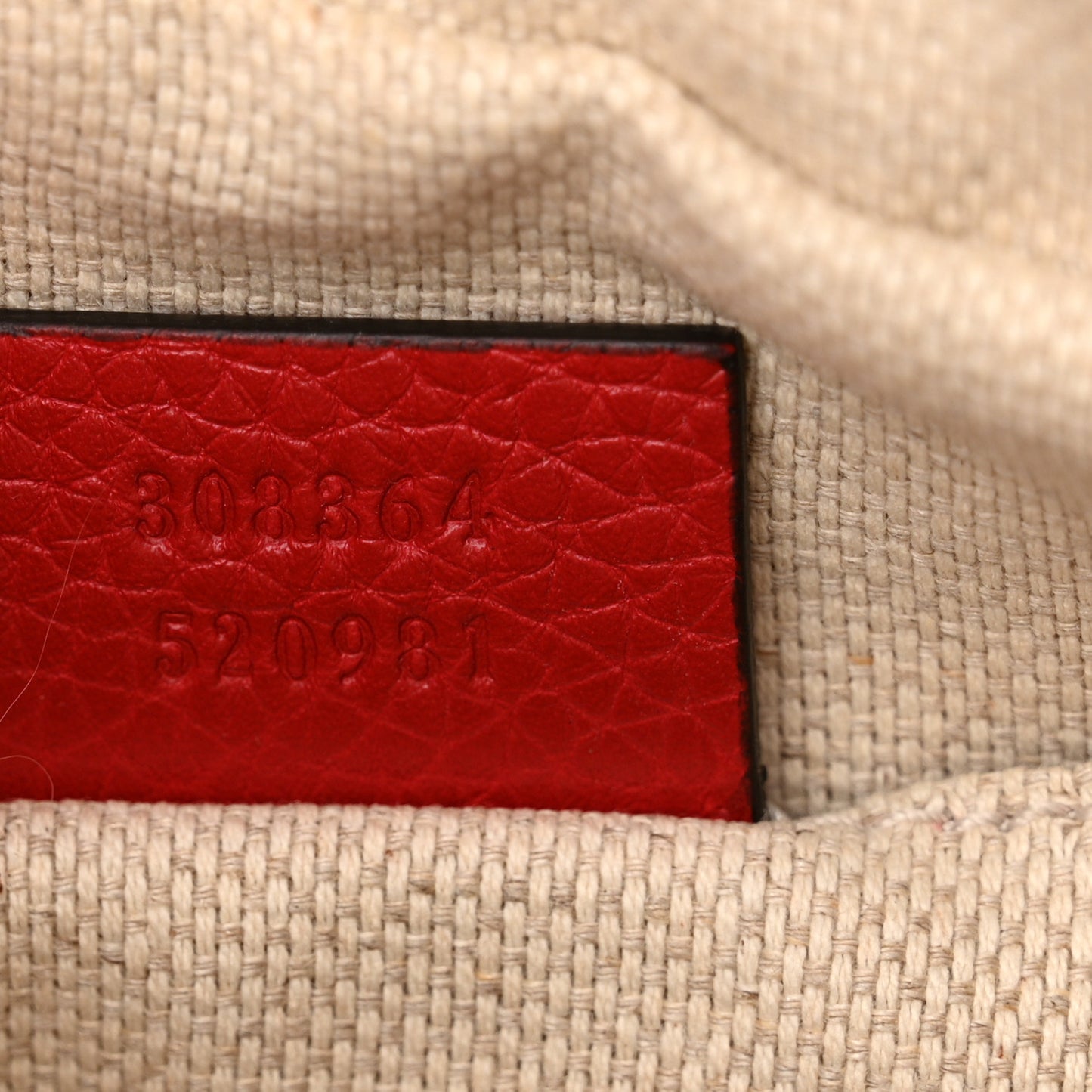 Pebbled Calfskin Small Soho Disco Bag Vibrant Red
