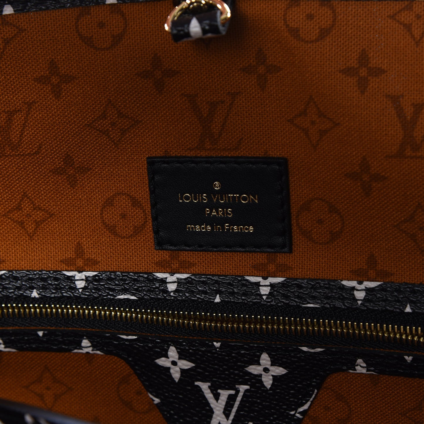 Monogram Giant Crafty Neverfull MM Creme Caramel