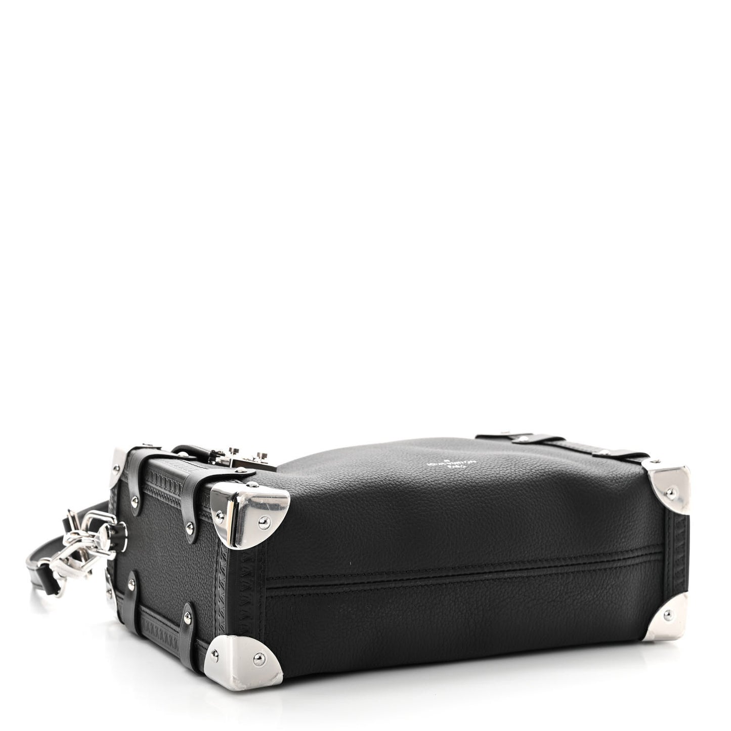 Calfskin Side Trunk MM Black