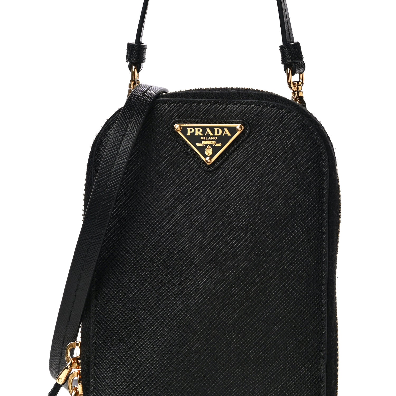 Prada Saffiano Mini Bag Black 6 of 13