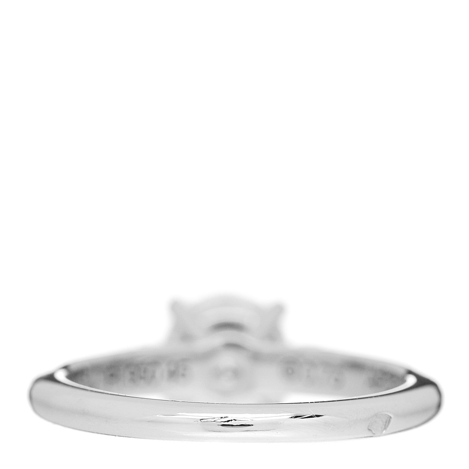 Cartier Platinum Diamond .75ct Solitaire 1895 Engagement Ring 45 3.25 4 of 6
