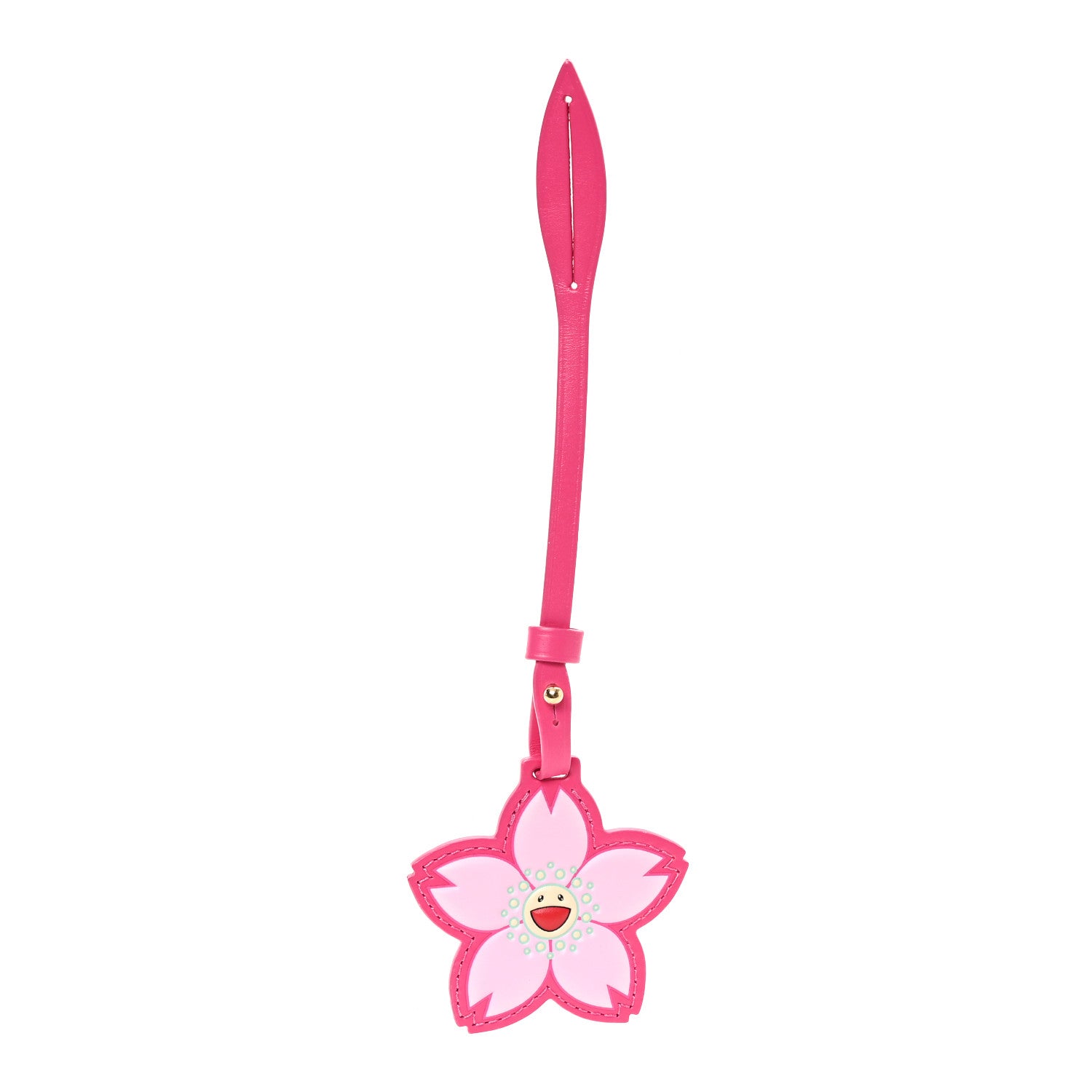 Louis Vuitton LV X TM Cherry Blossom Bag Charm Pink 1697924