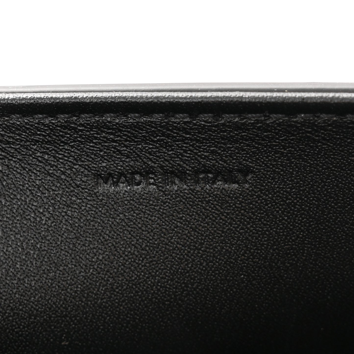 Shiny Calfskin Triomphe Shoulder Bag Black