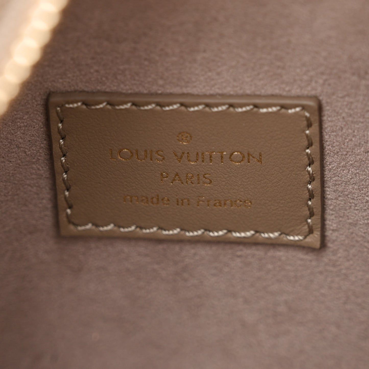Calfskin Side Trunk MM Taupe