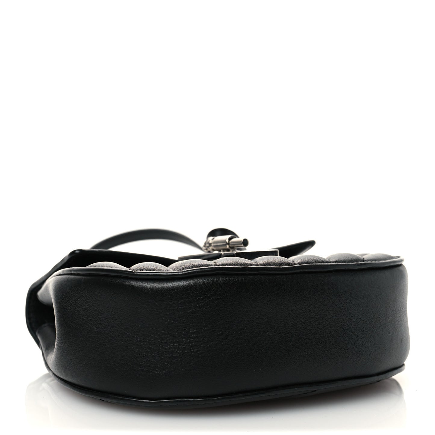 Calfskin Quilted Mini Drew Bijou Shoulder Bag Black