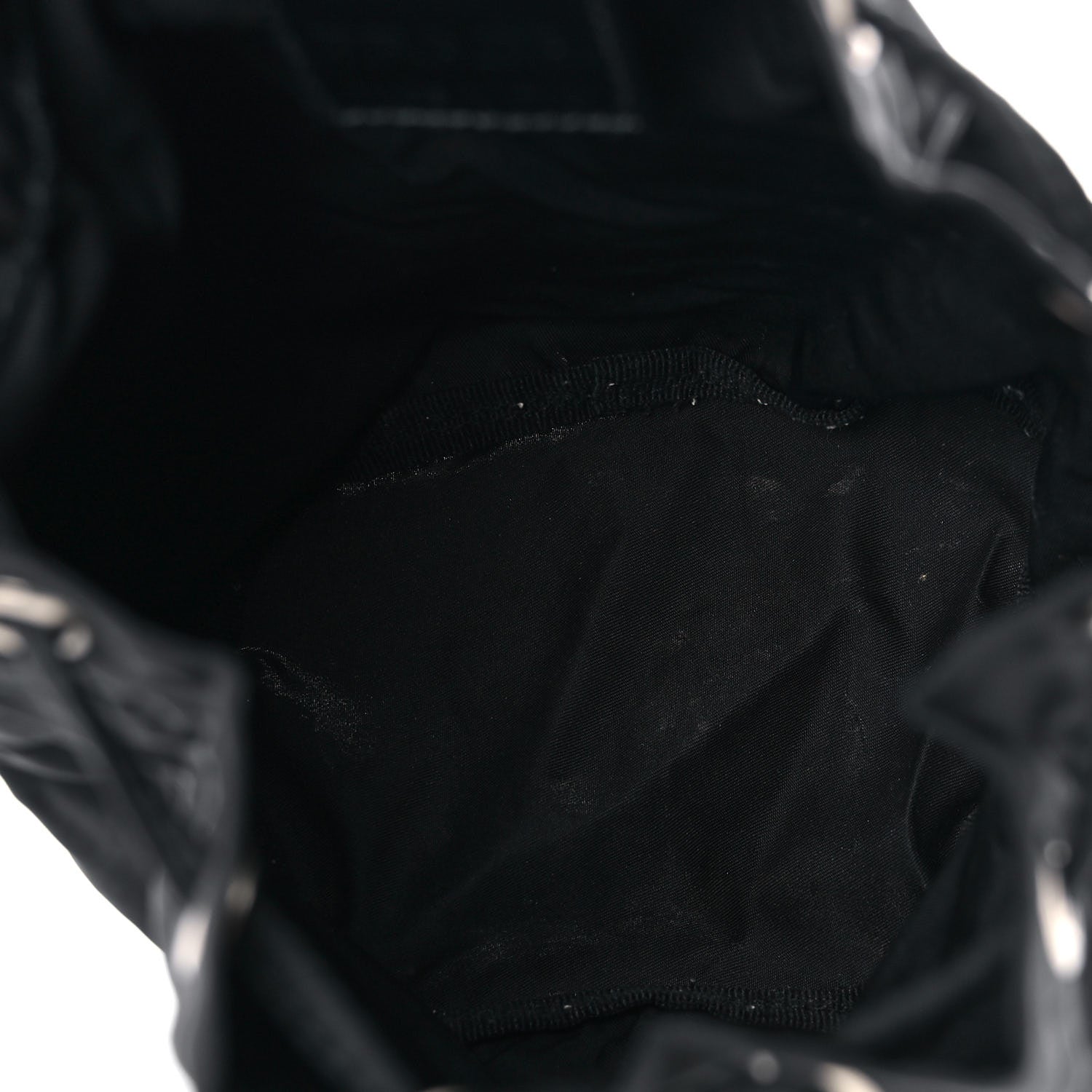 Prada Nylon Vela Drawstring Pouch Black 5 of 13