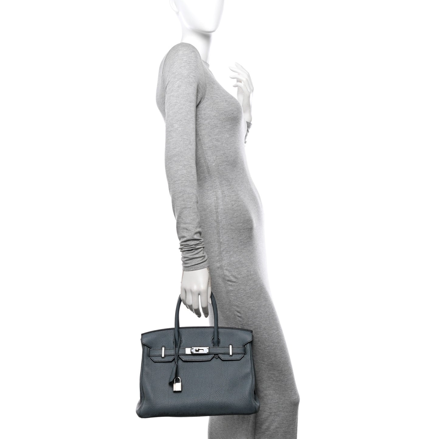 Togo Birkin 30 Bleu Orage