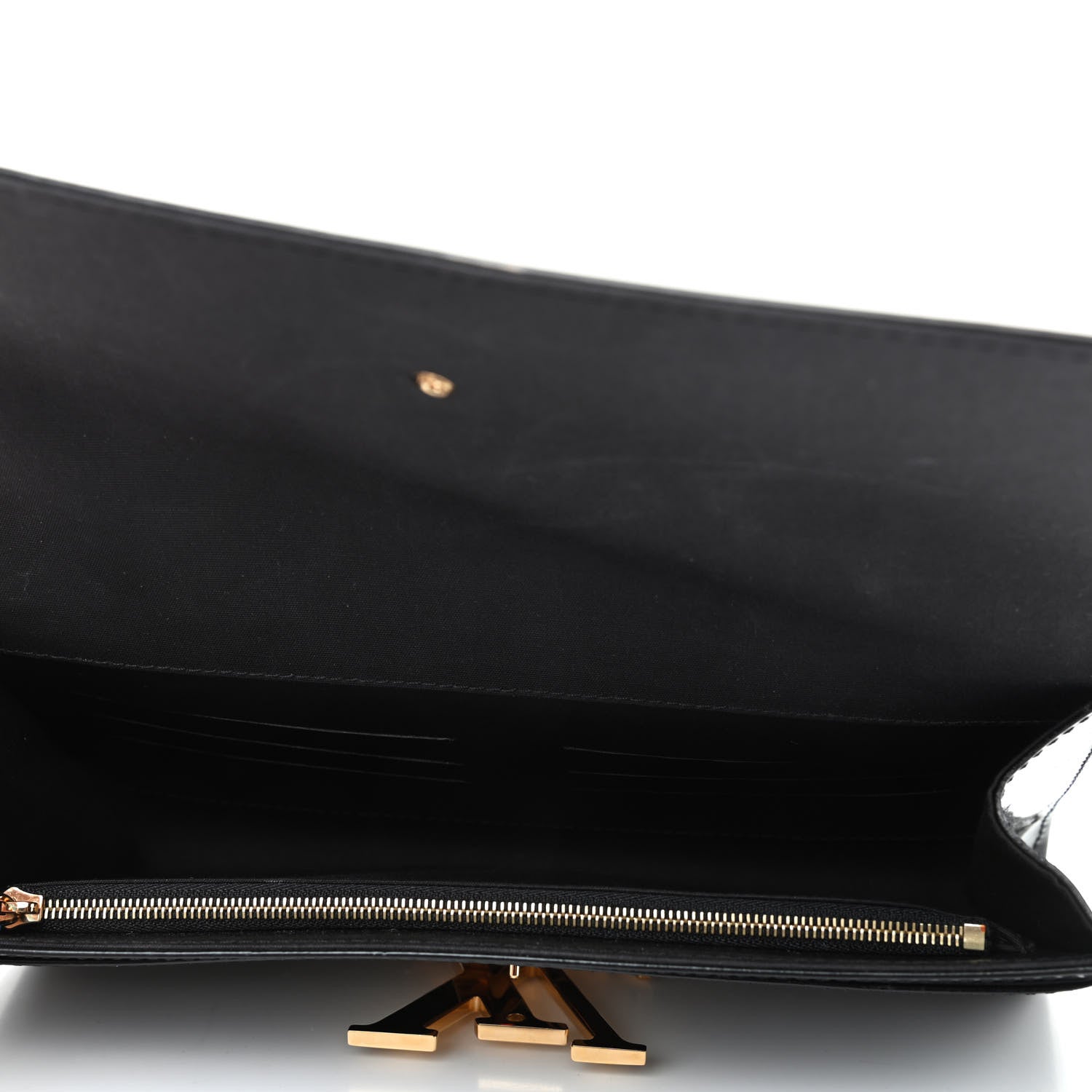 Louis Vuitton Patent Louise EW Clutch Black 5 of 9