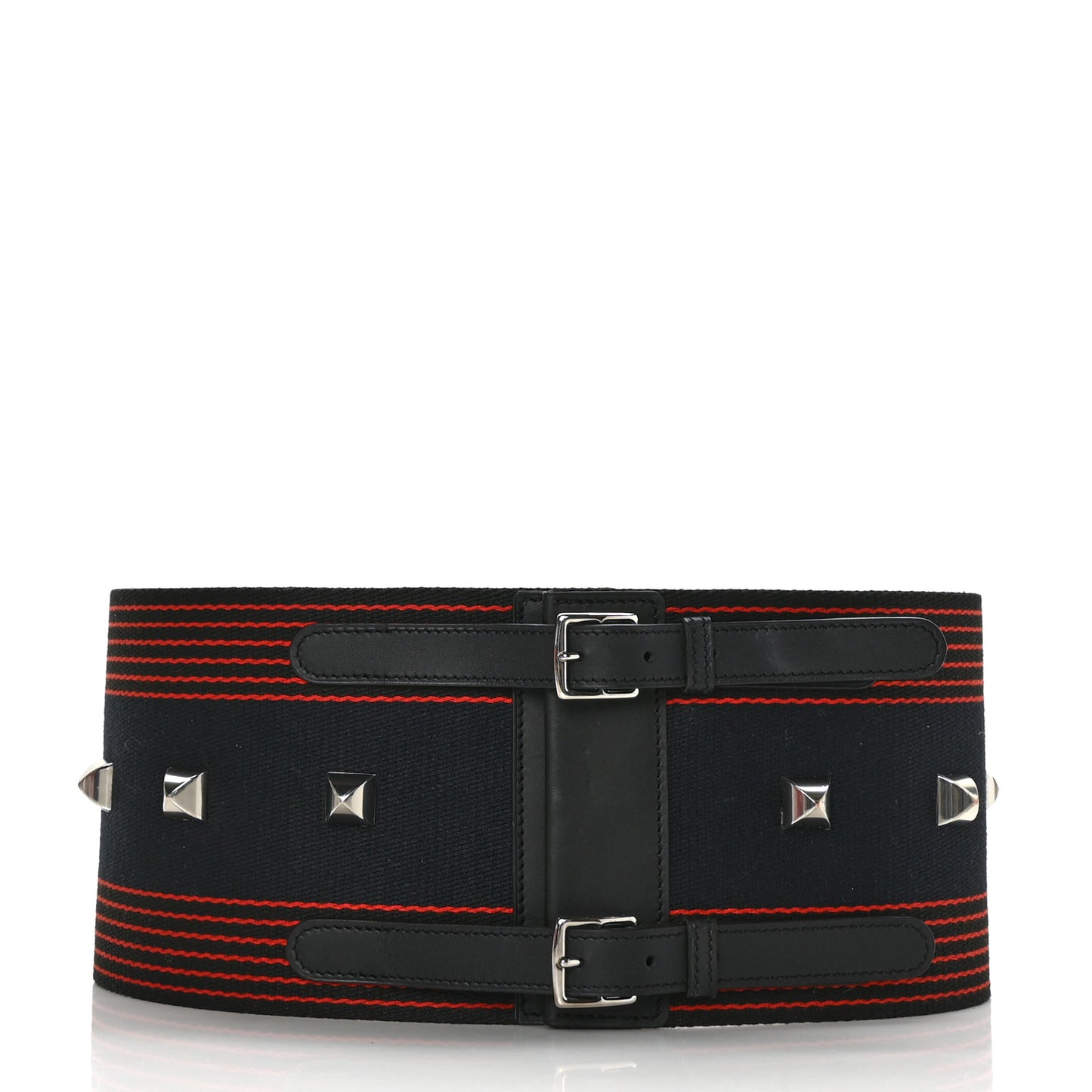 Sombrero Cavalcadour Sangle Ceinture Wide Belt Black Rouge Dolomites