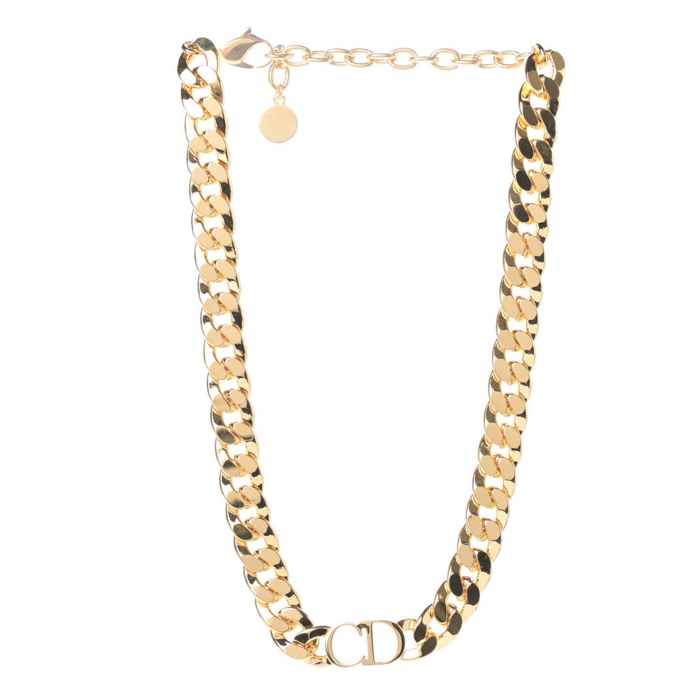 Metal Danseuse Etoile Chain Choker Necklace Gold