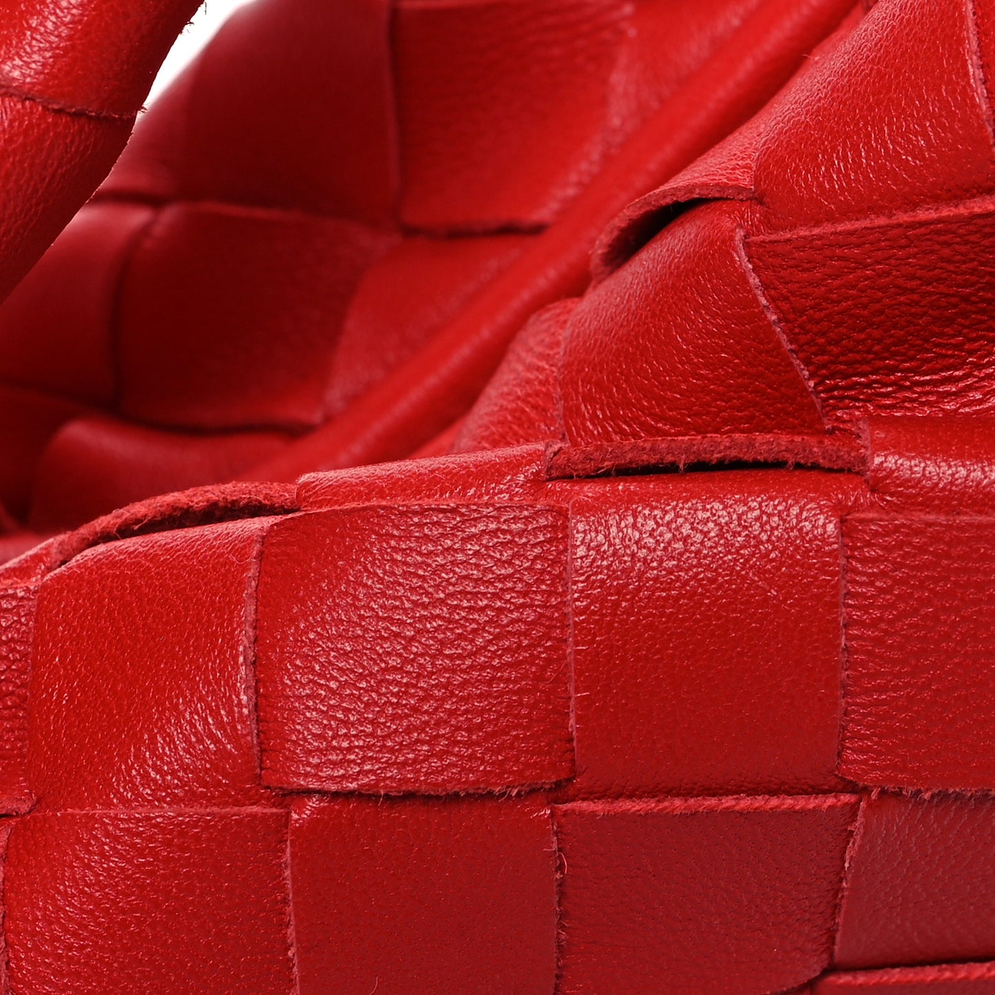Nappa Intrecciato Mini Jodie Red