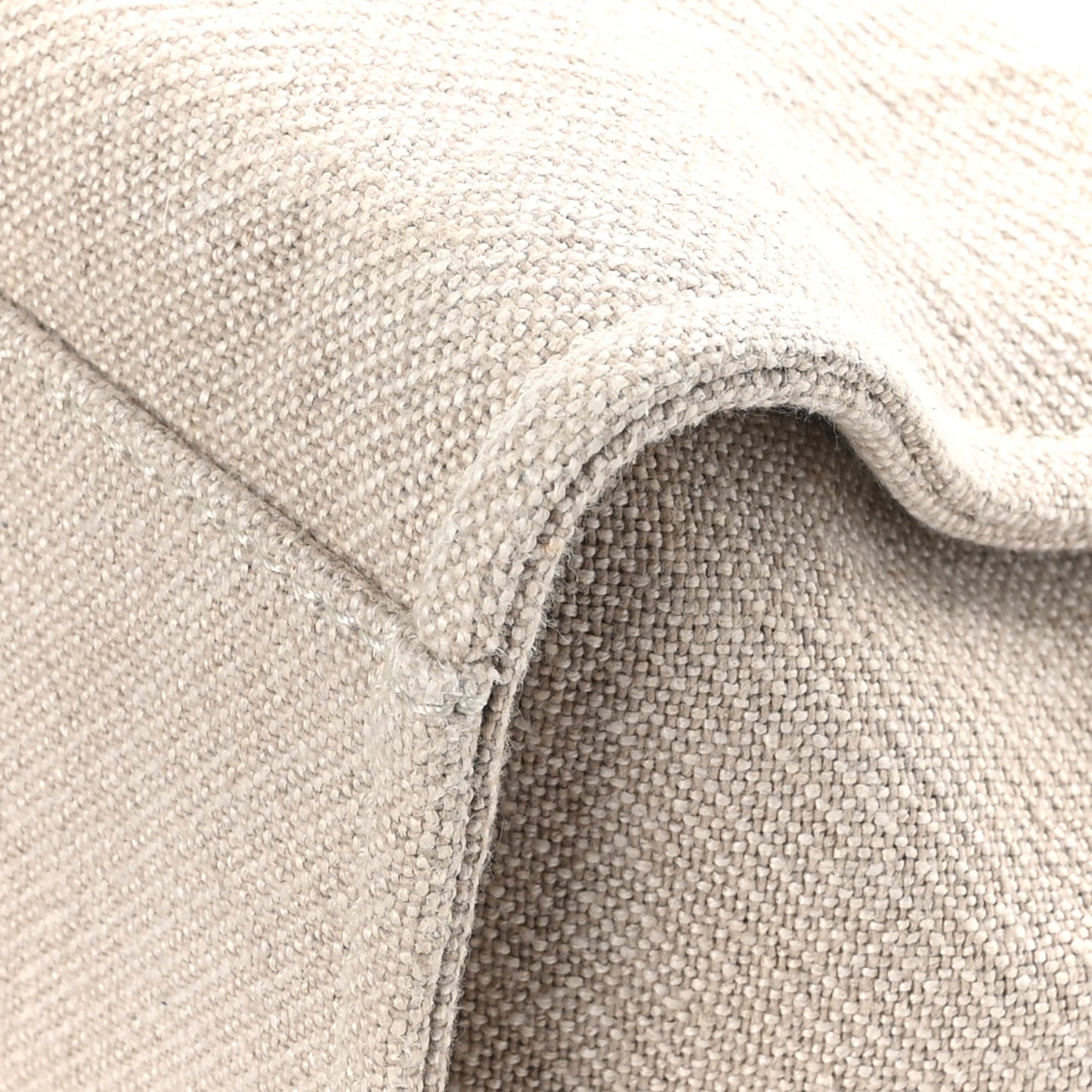 Mixed Fibers Calfskin Medium Deauville Tote Grey Light Blue