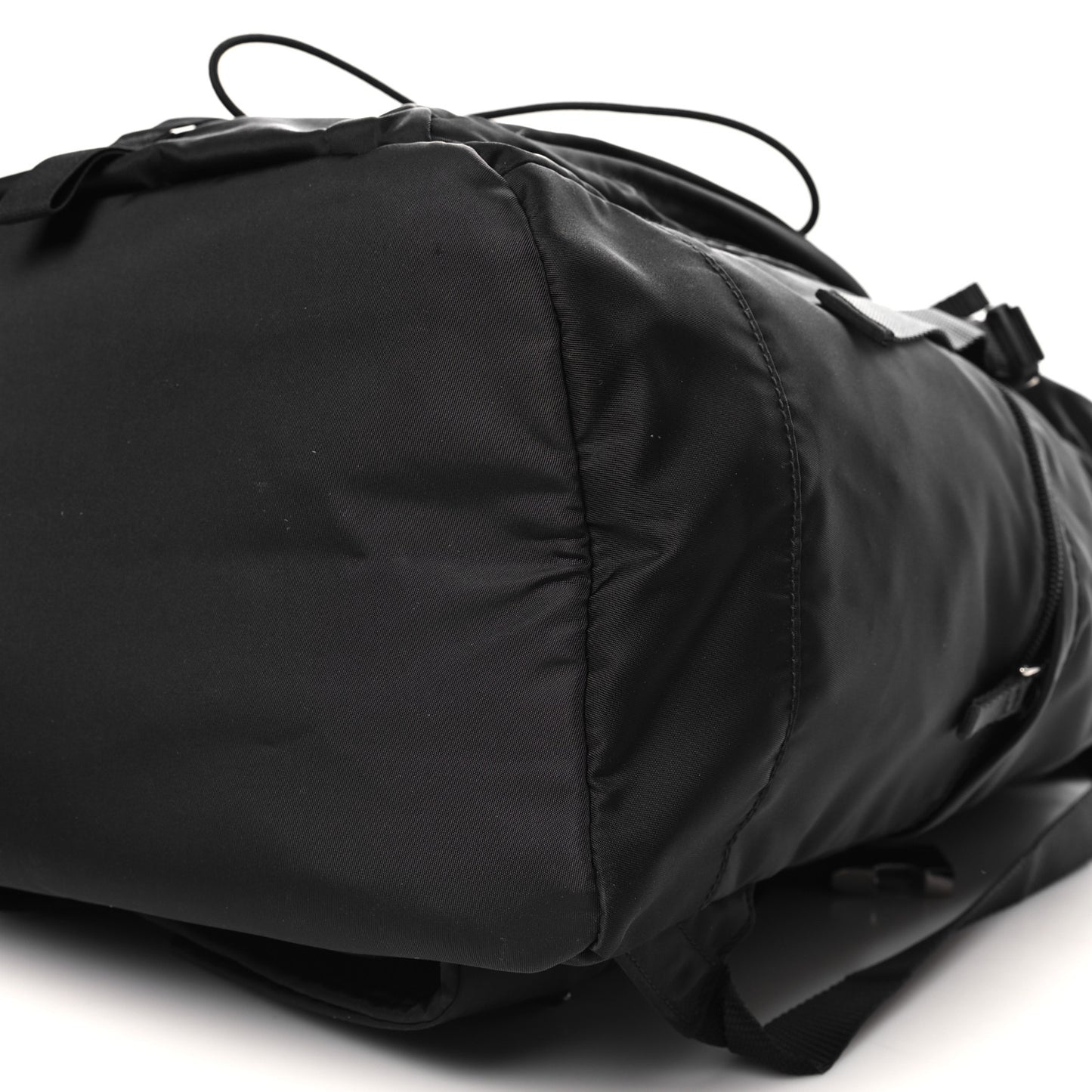 Tessuto Nylon Montagna Double Buckle Backpack Black