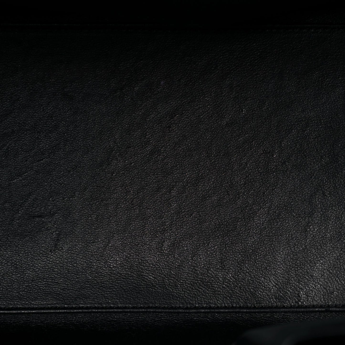 Felt Smooth Calfskin Micro Tri-Color Luggage Brown Black