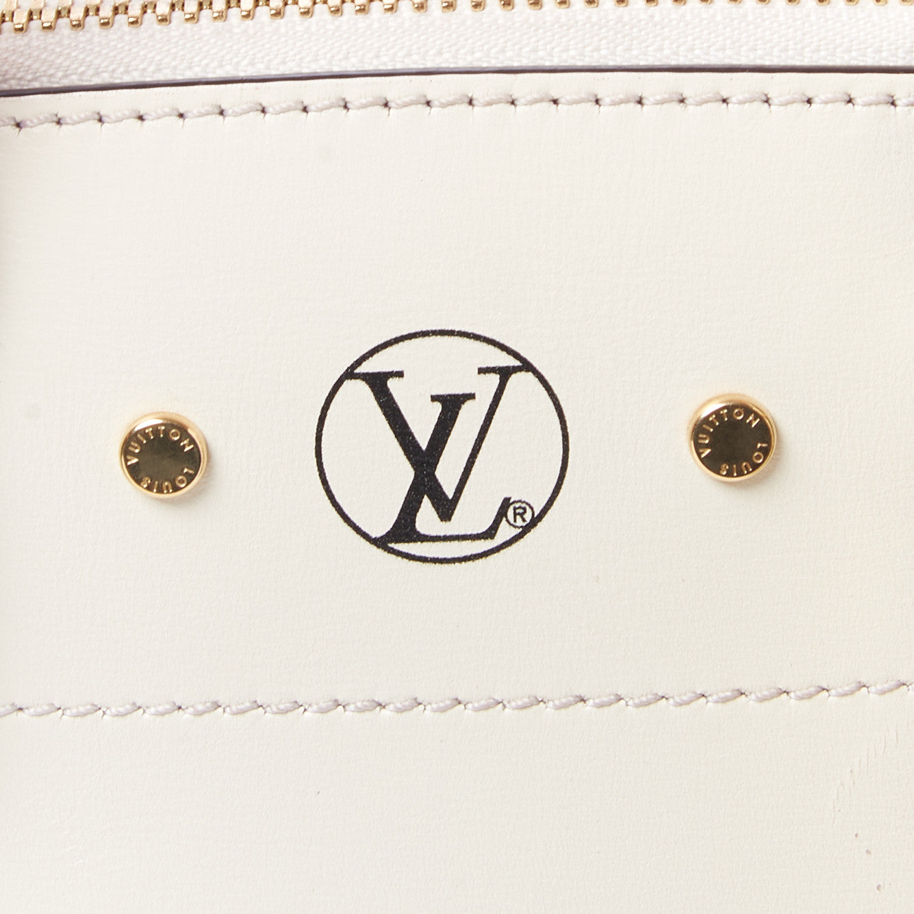 Louis Vuitton Calfskin City Steamer PM Kaki White Magnolia 8 of 9