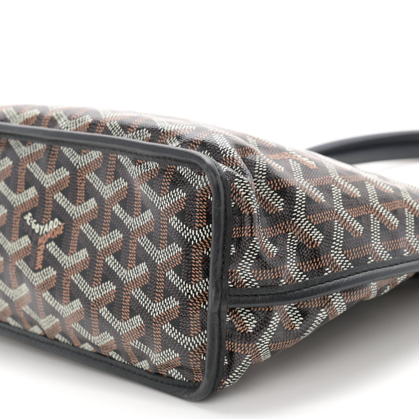 Goyardine Reversible Mini Anjou Black