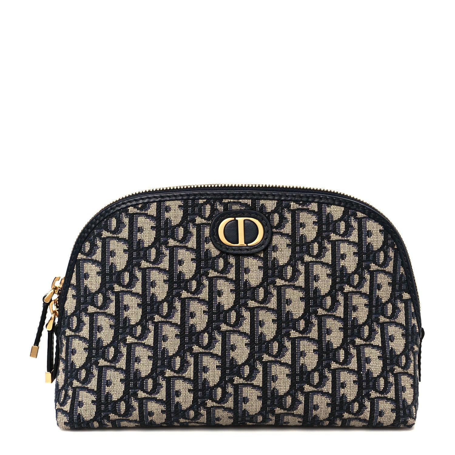 Christian Dior Oblique 30 Montaigne Aphrodite Cosmetic Pouch Blue