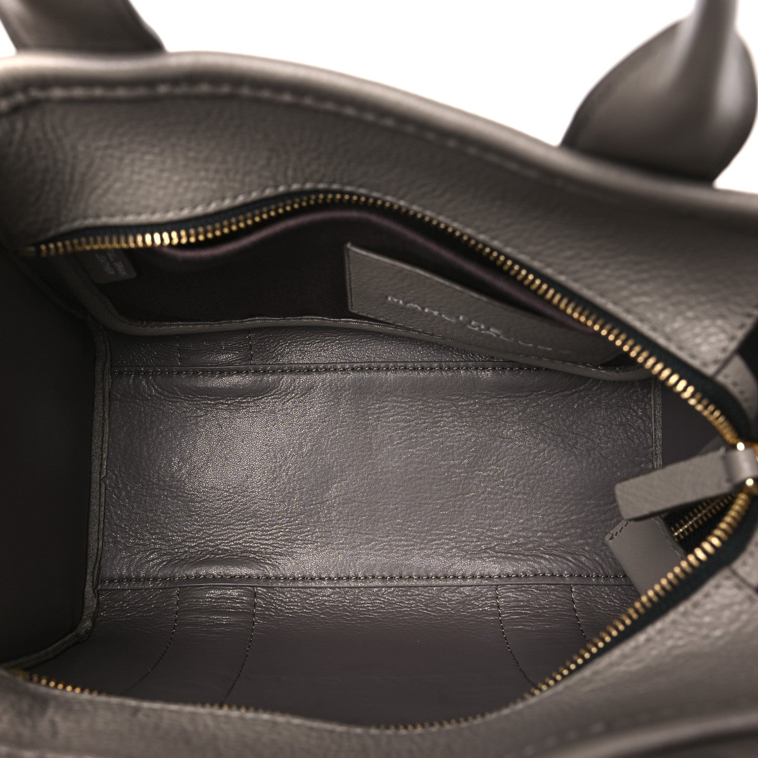 Marc Jacobs Grained Calfskin Small The Tote Bag Cement 5 of 9