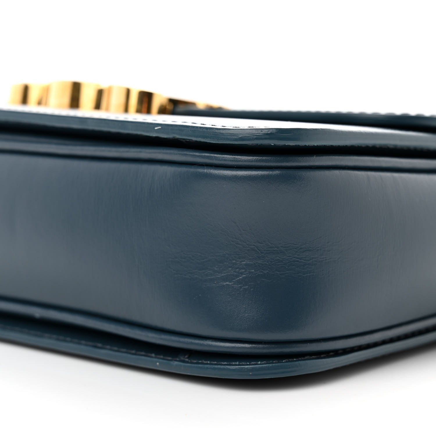 Celine Shiny Calfskin Teen Triomphe Petrol 9 of 9