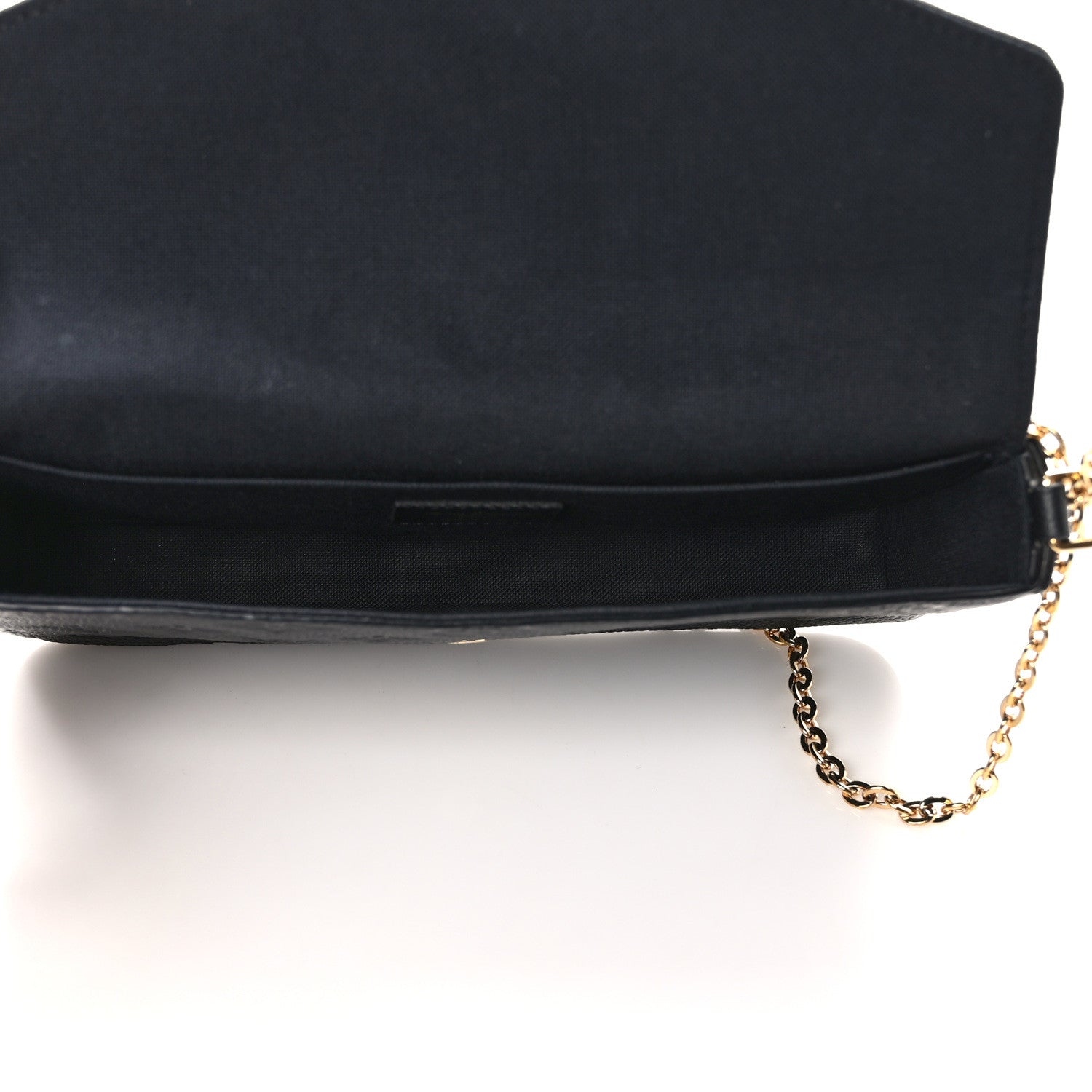 Louis Vuitton Empreinte Pochette Felicie Chain Wallet Black 5 of 8