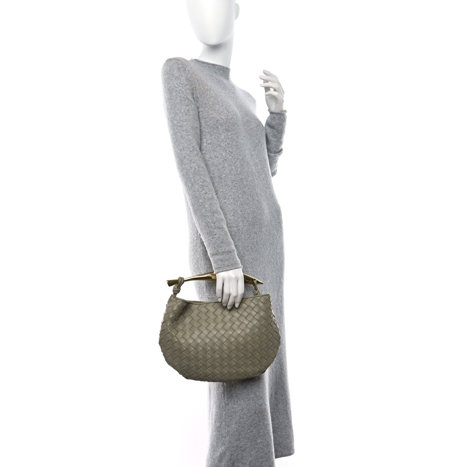 Bottega Veneta Nappa Intrecciato Sardine Bag Travertine 2 of 11