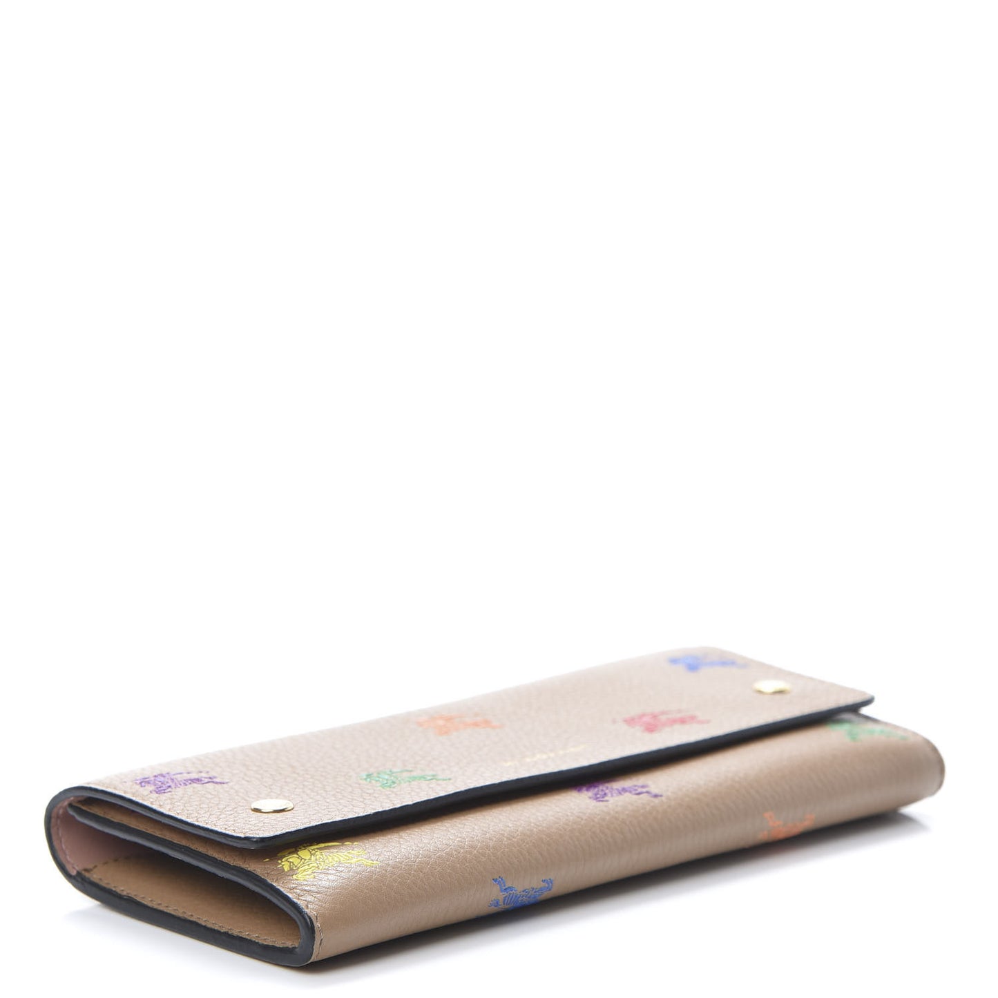 Grained Calfskin EKD Hollee Wallet Light Camel