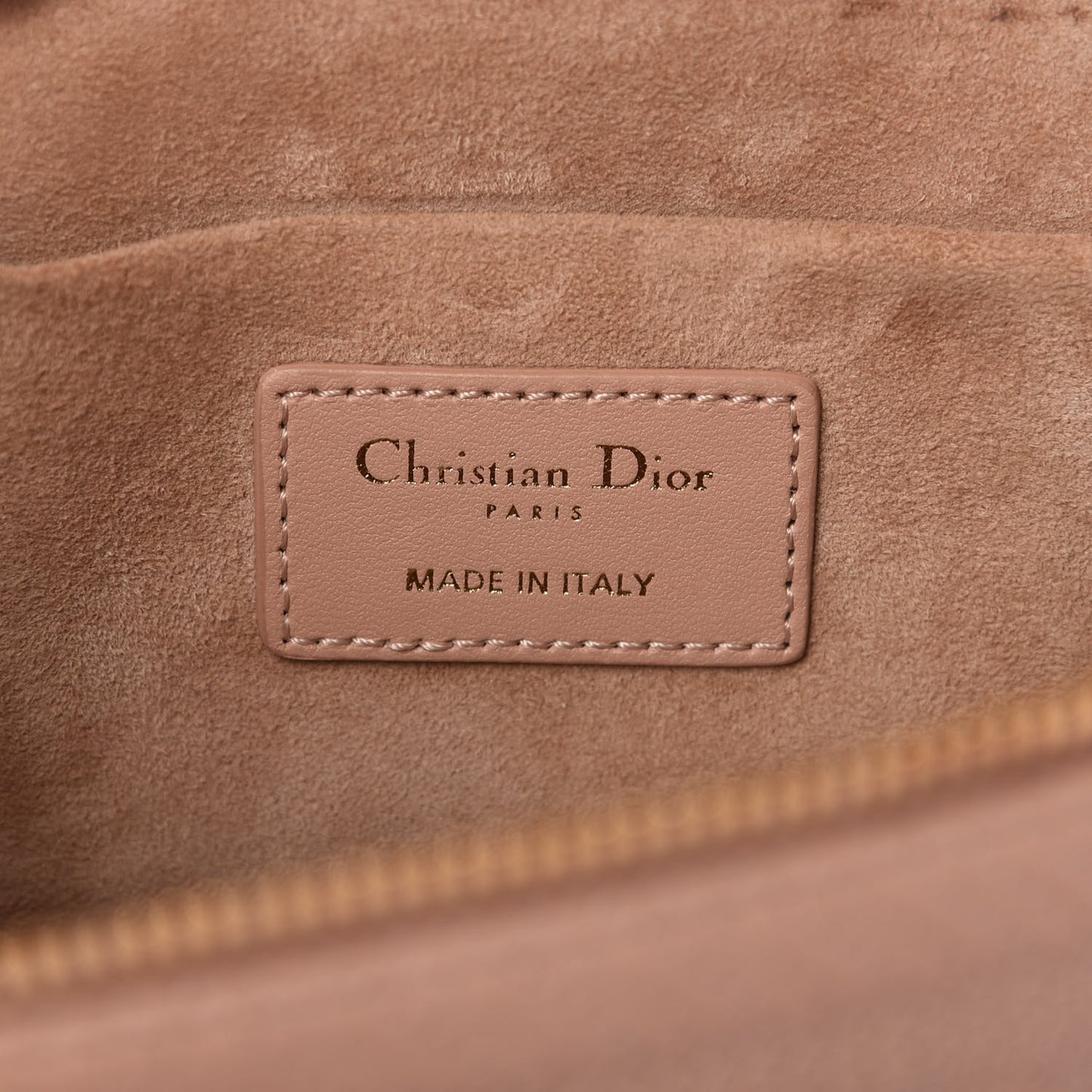 Lambskin Cannage Small Diortravel Vanity Case Rose Des Vents