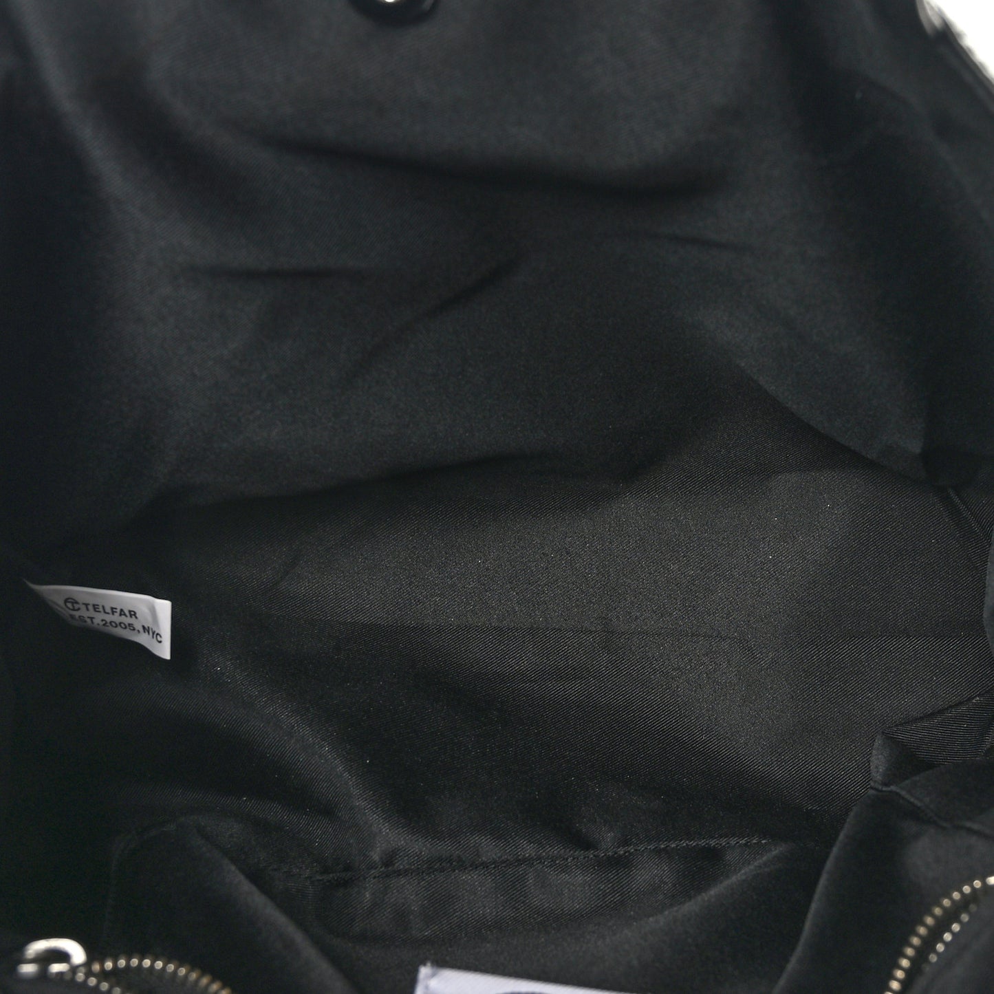 Vegan Leather Medium Shopping Bag Black