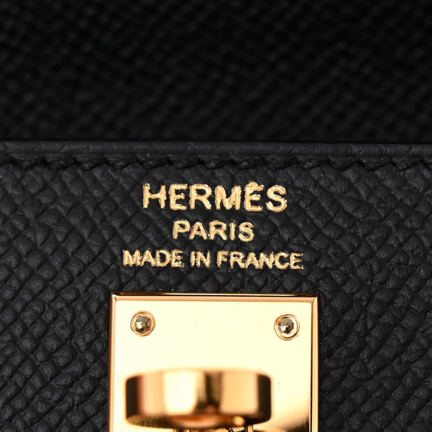 Hermes Epsom Kelly Sellier 25 Black 6 of 11