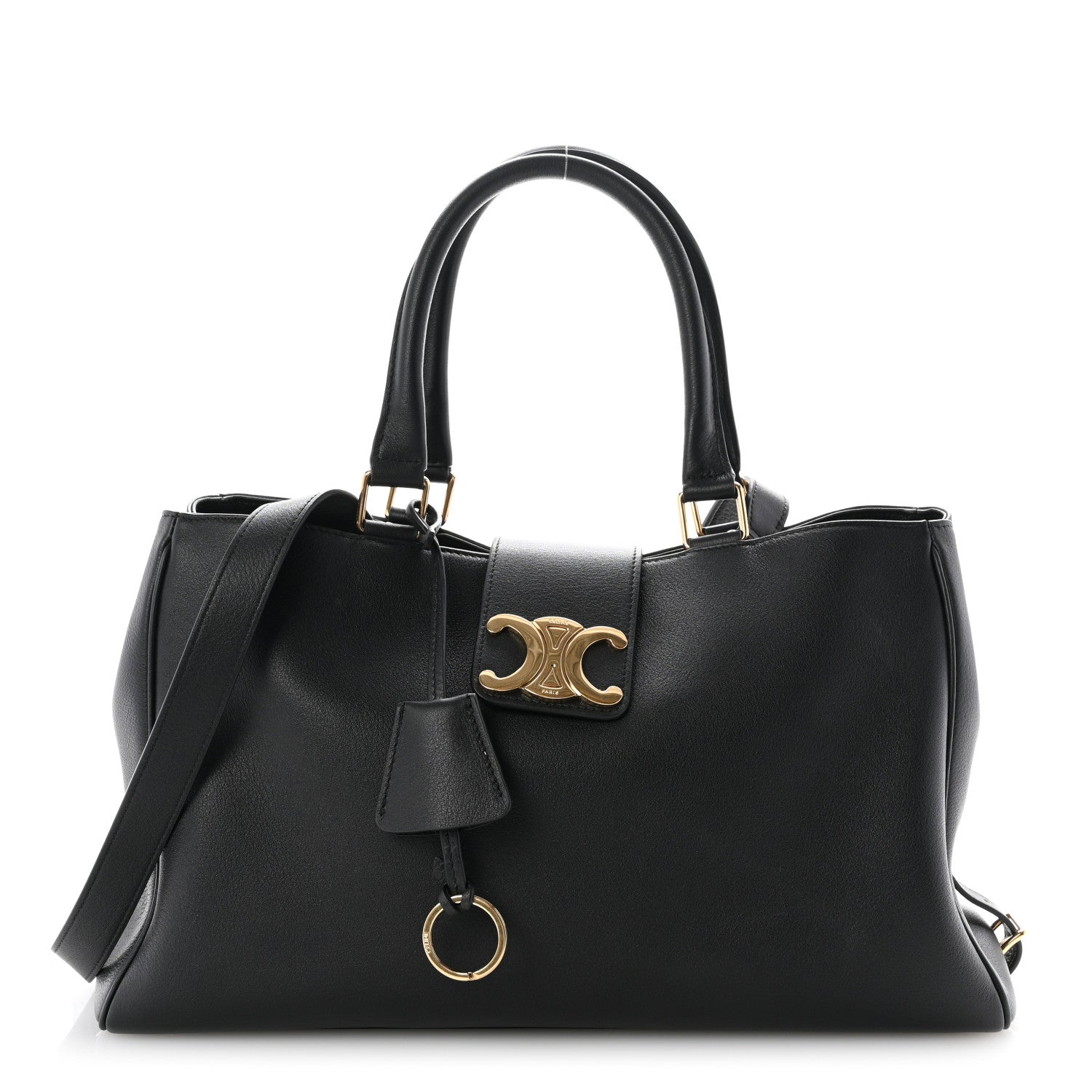 CELINEバッグ Celine Supple Calfskin Medium Appoline Black 1659752 – FASHIONPHILE