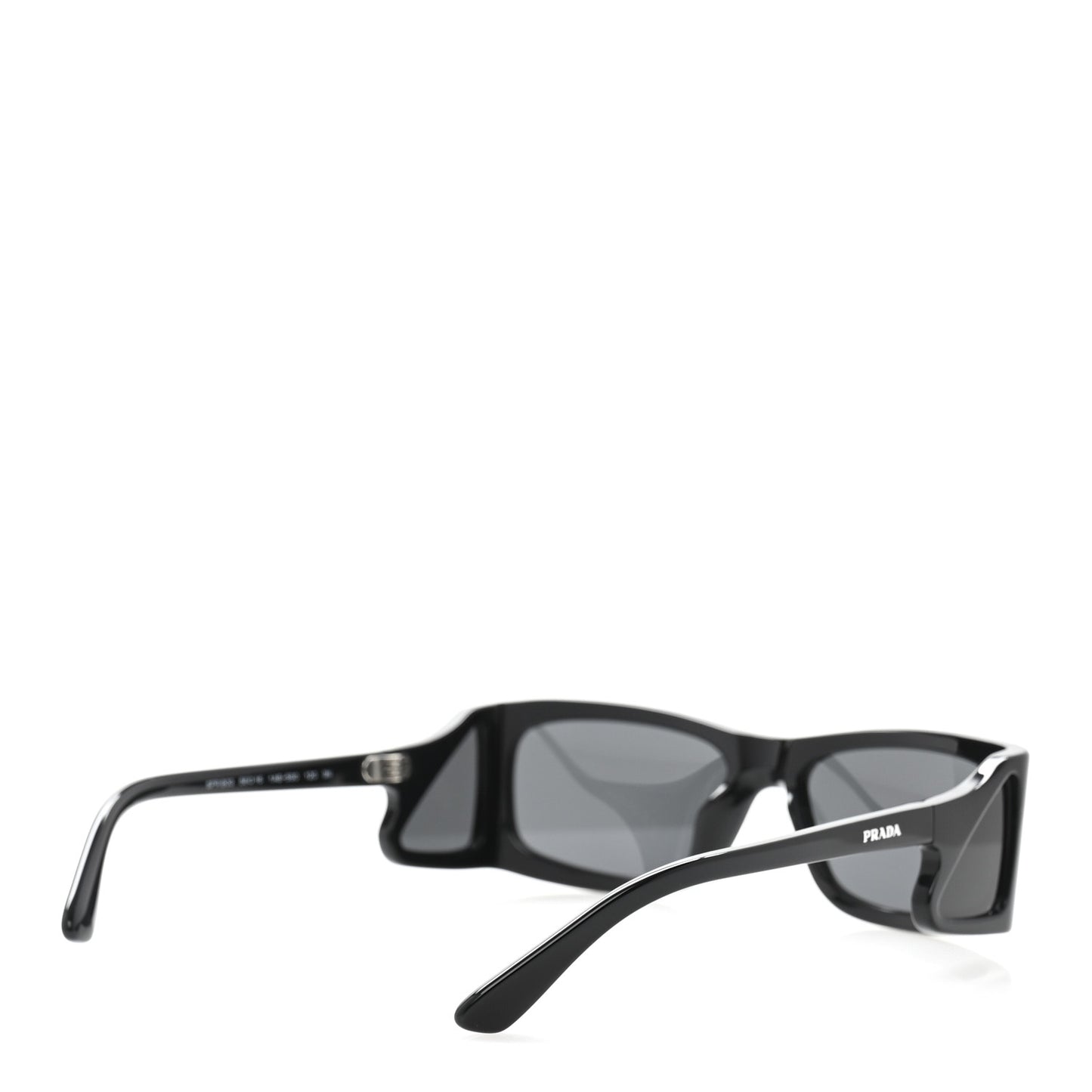 Acetate Rectangular Sunglasses SPR B03 Black