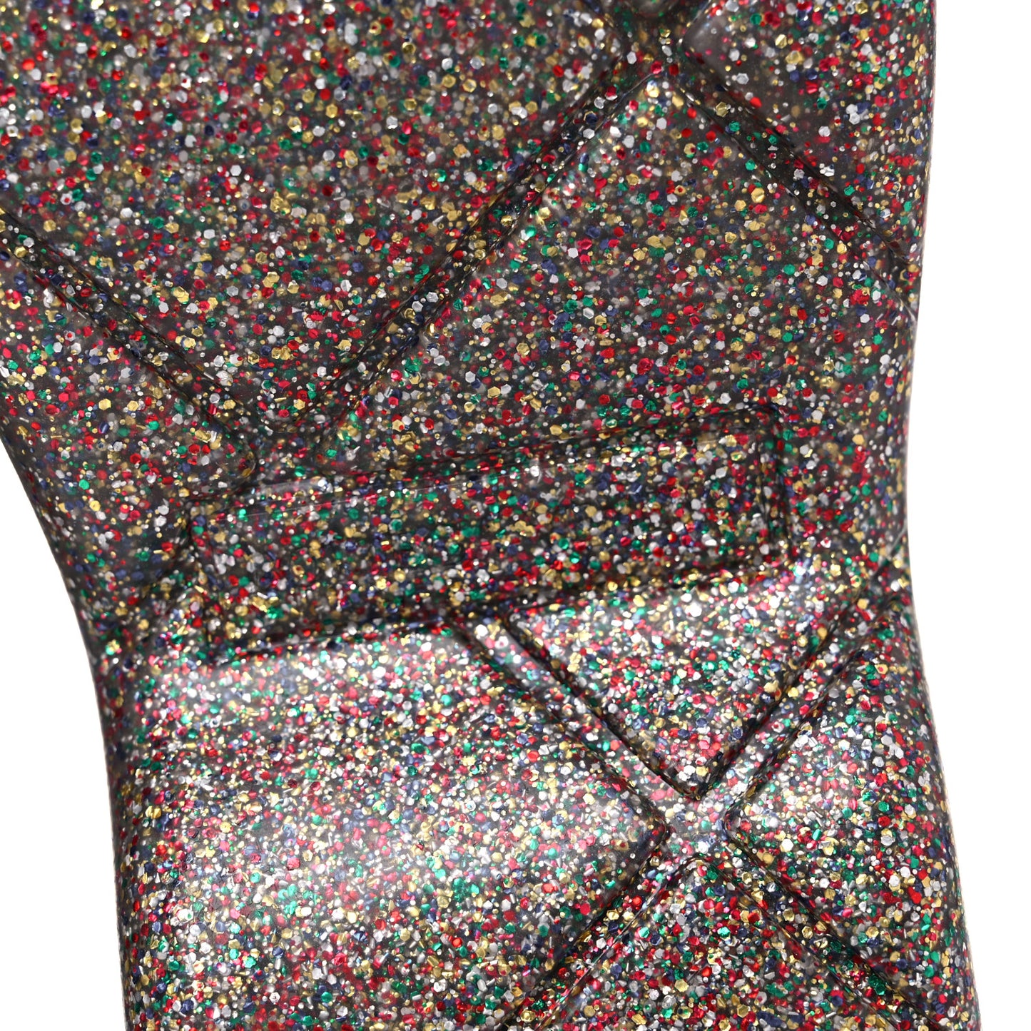 Sparkle Rubber Puddle Ankle Boots 39 Multicolor