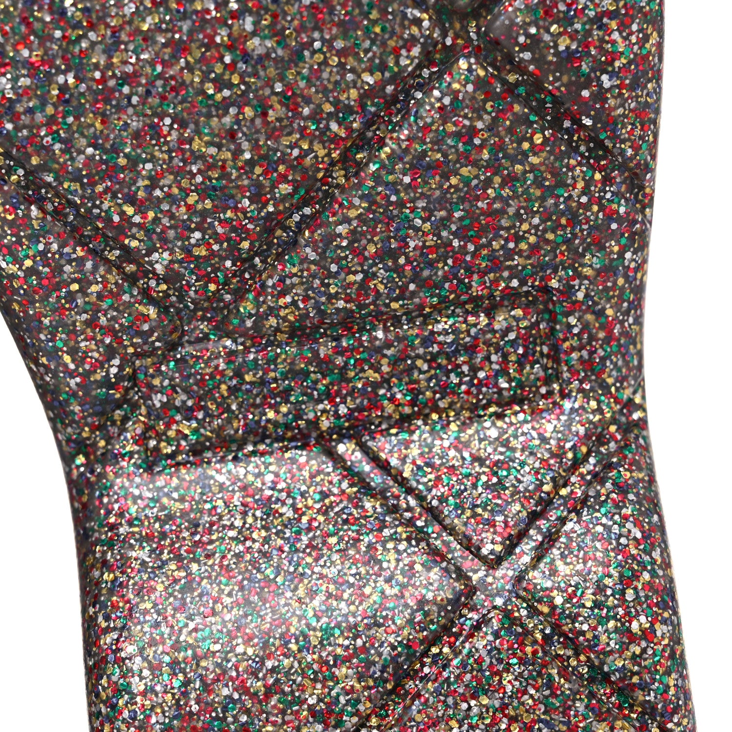 Bottega Veneta Sparkle Rubber Puddle Ankle Boots 39 Multicolor 6 of 8