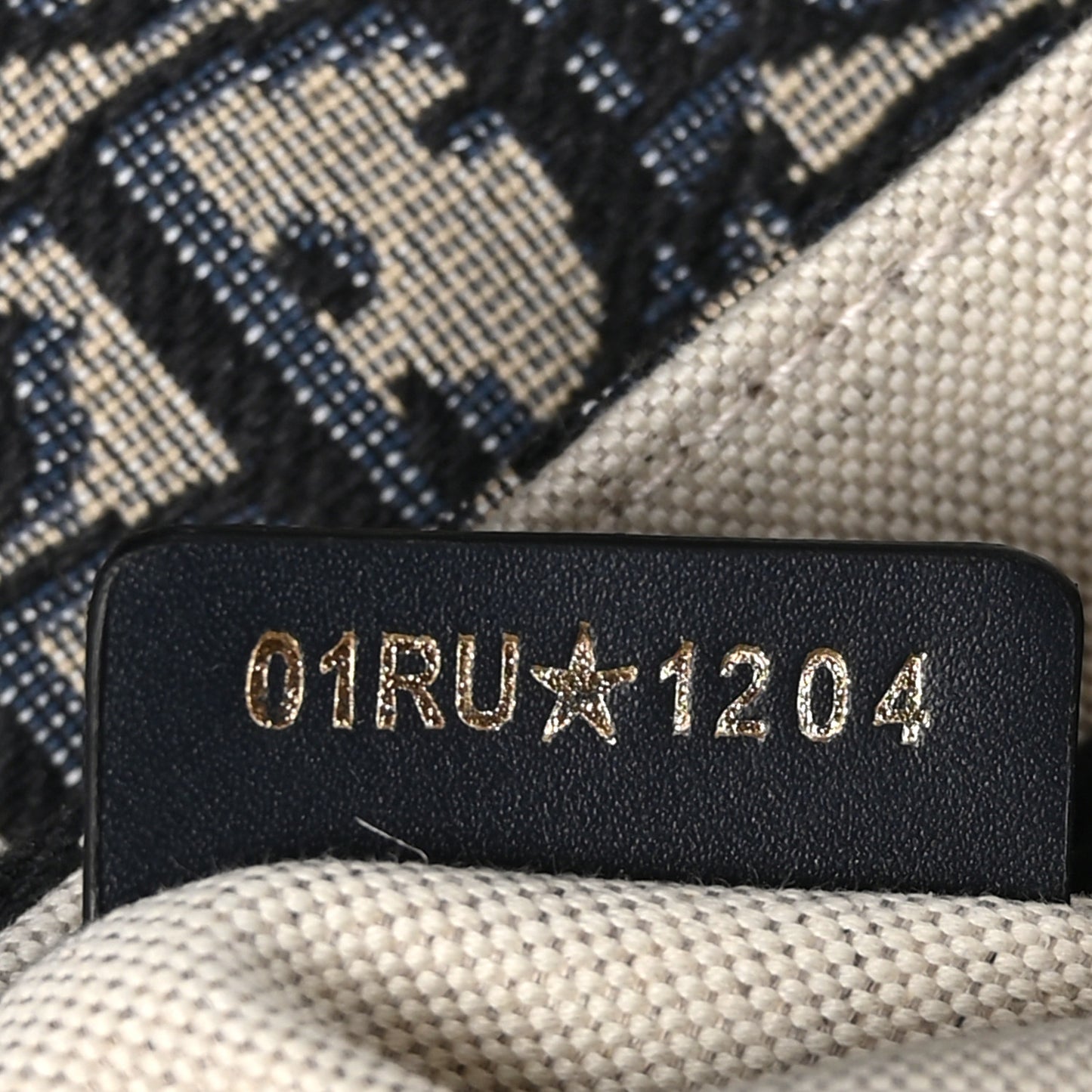 Oblique Mini Saddle Bag With Strap Blue