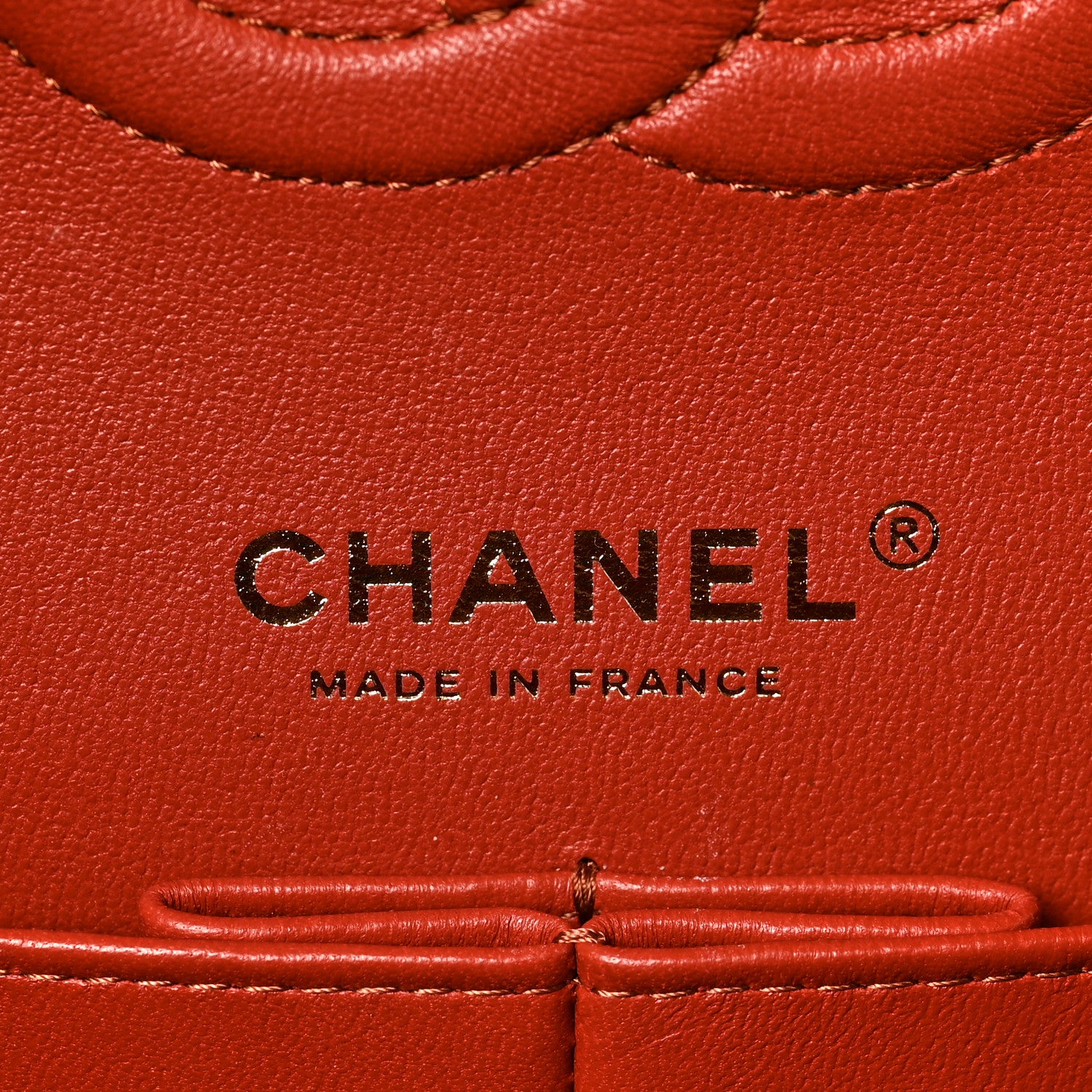 Chanel Lambskin Quilted Medium Double Flap Brown 6 of 9
