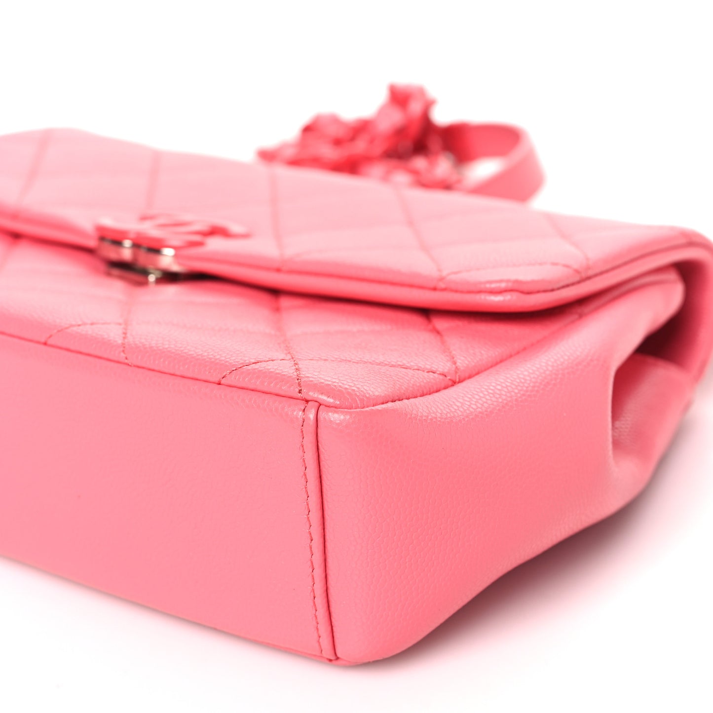 Caviar Quilted My Everything Flap Pink