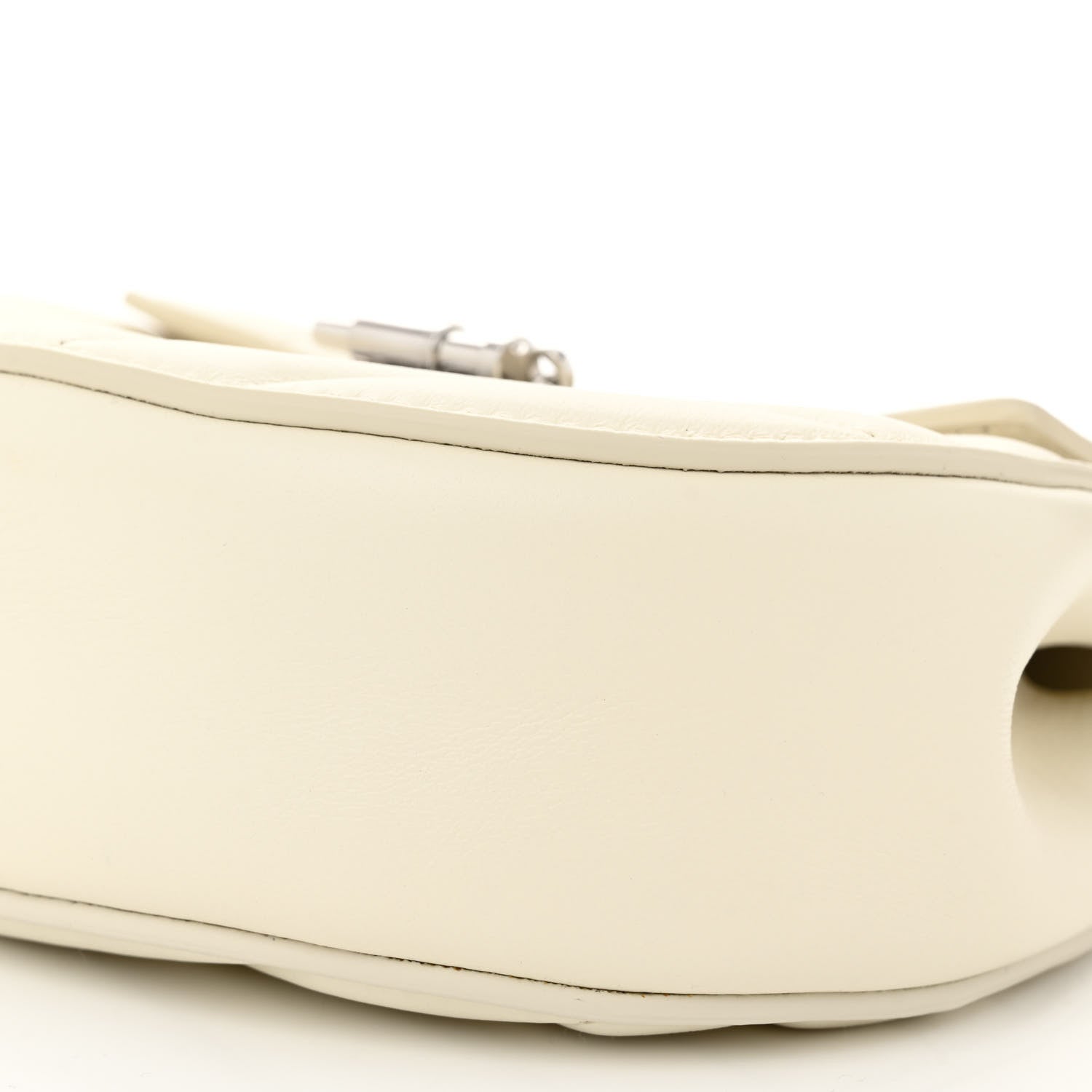 Chloe Calfskin Quilted Mini Drew Bijou Shoulder Bag Natural White 10 of 11