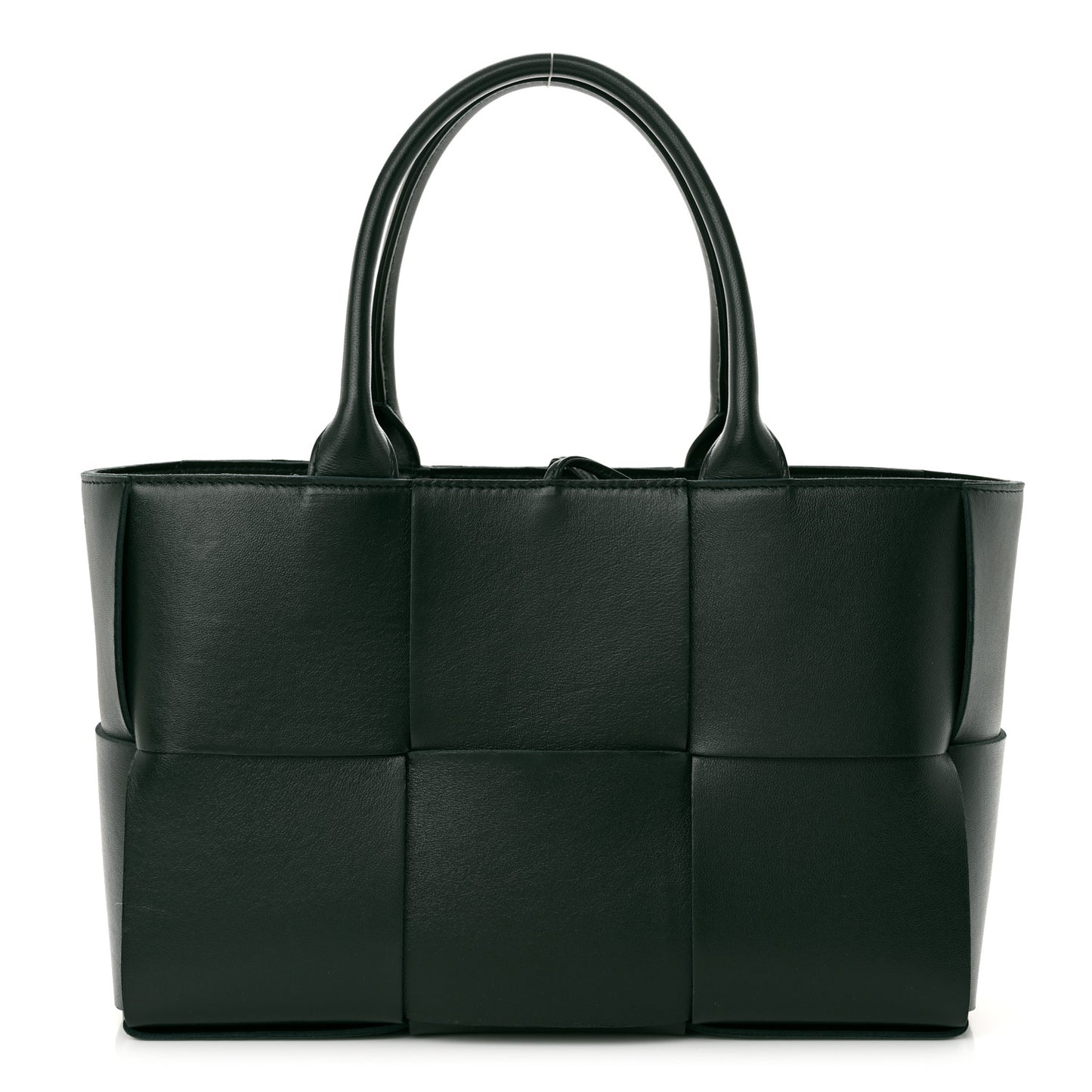 Nappa Maxi Intrecciato Small Arco Tote Inkwell