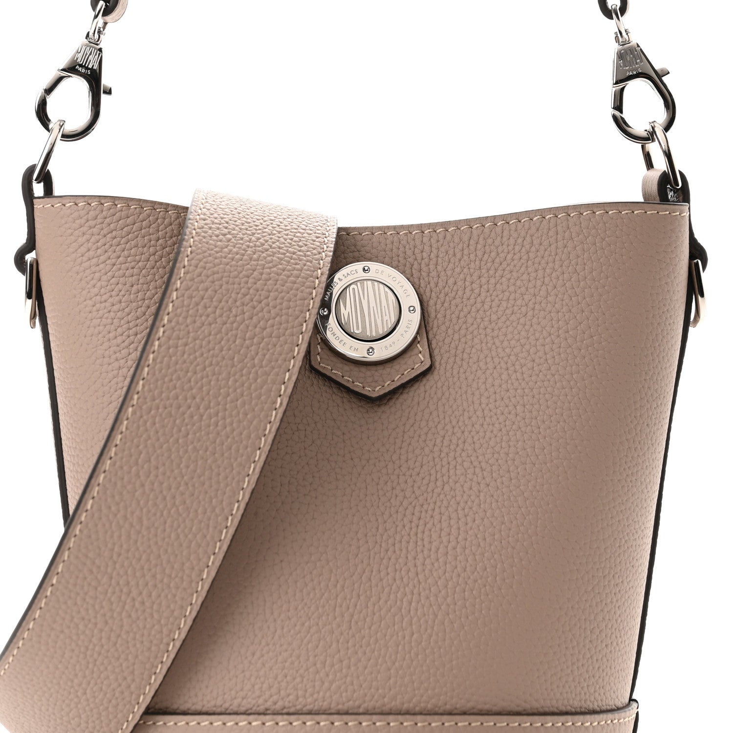 Moynat Taurillon Blush Baluchon BB Tourterelle 8 of 10