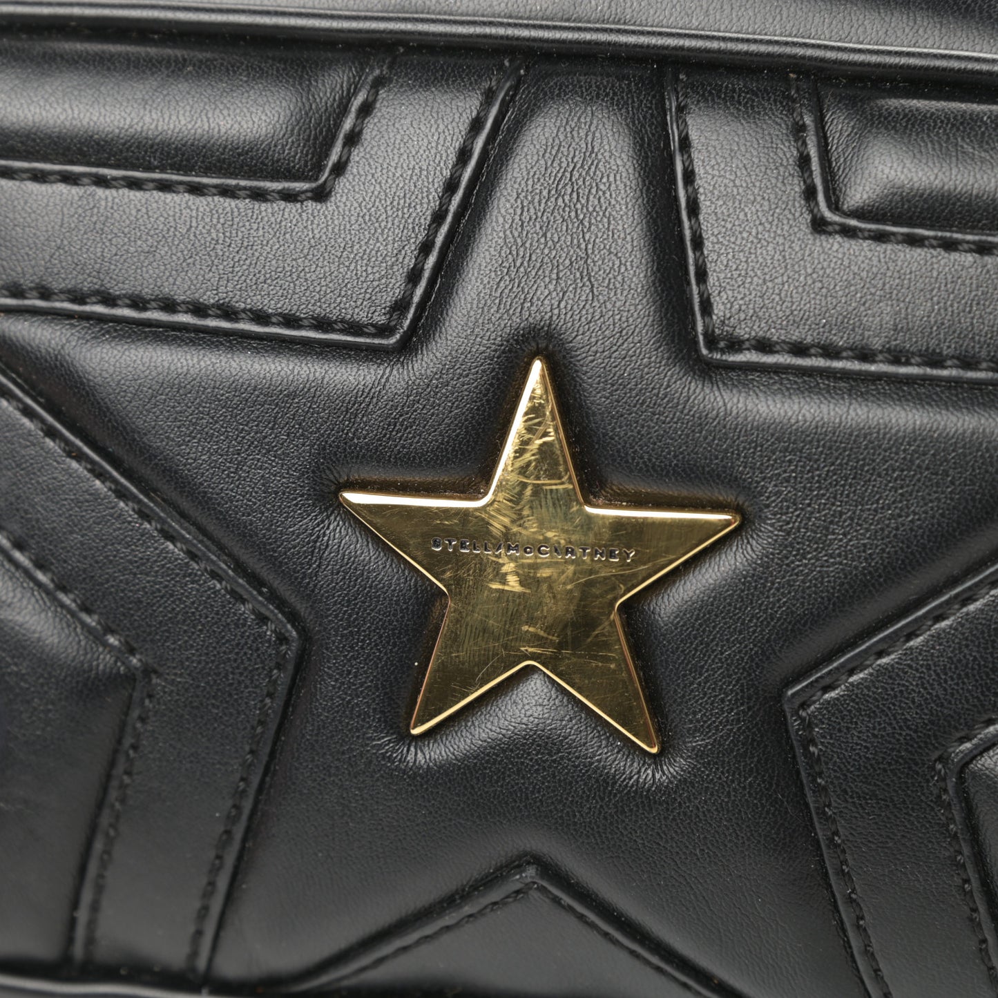 Eco Alter Nappa Star Patch Belt Bag Black