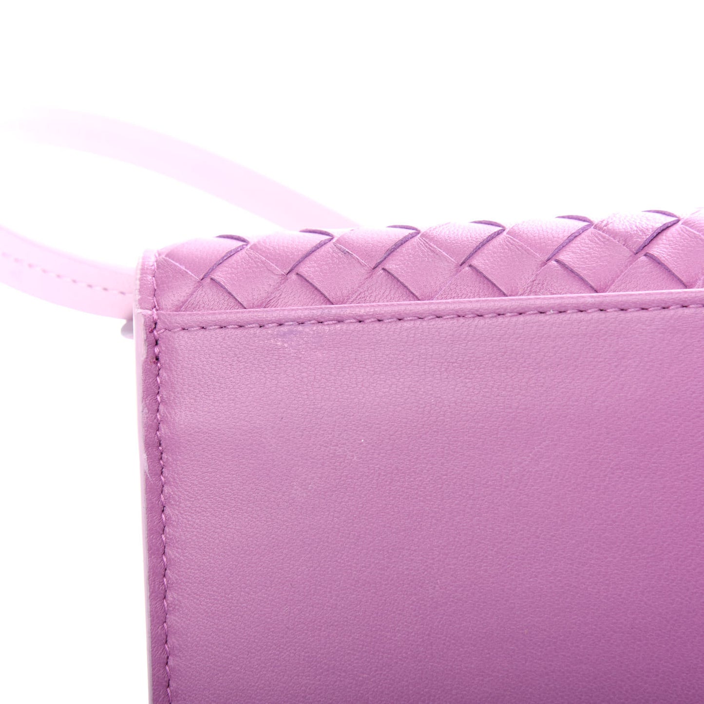 Nappa Intrecciato Continental Wallet With Strap Twilight
