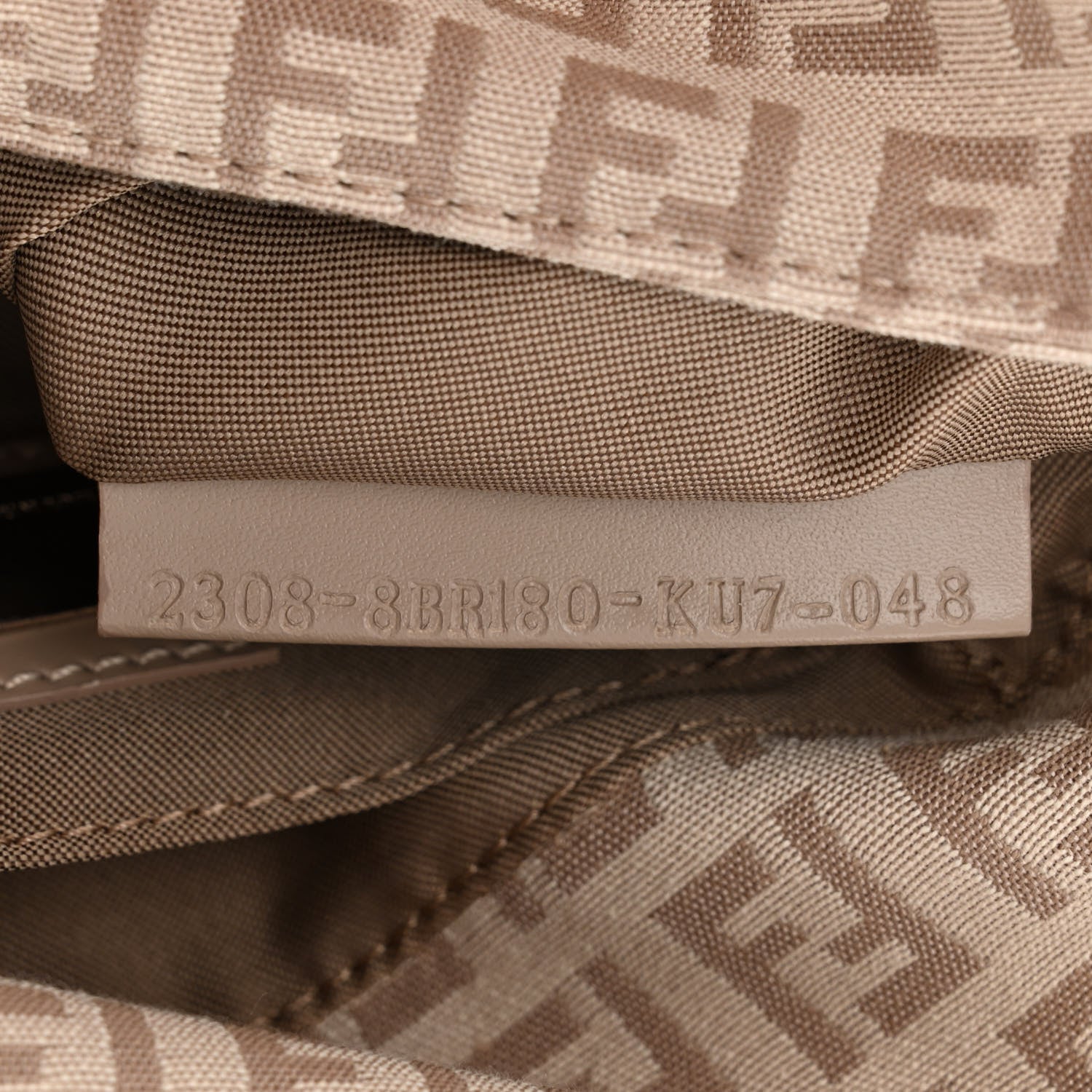 Fendi Zucchino Cuoio Mini Mama Baguette Beige Tortora Pietra 7 of 11