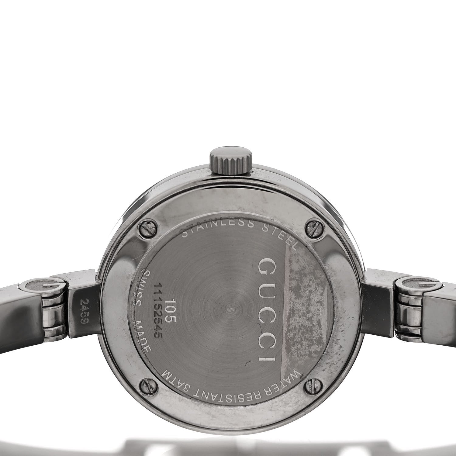 Gucci Stainless Steel 25mm 105 Series Web Quartz Watch 4 of 5