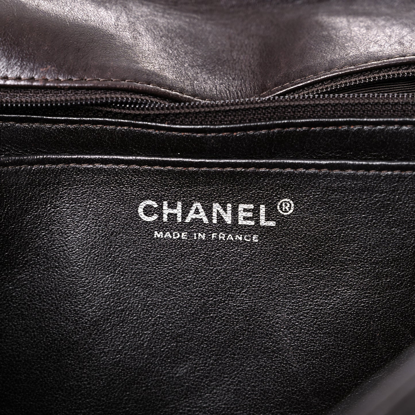 Washed Lambskin Quilted Jumbo Hybrid Reissue Flap Dark Brown