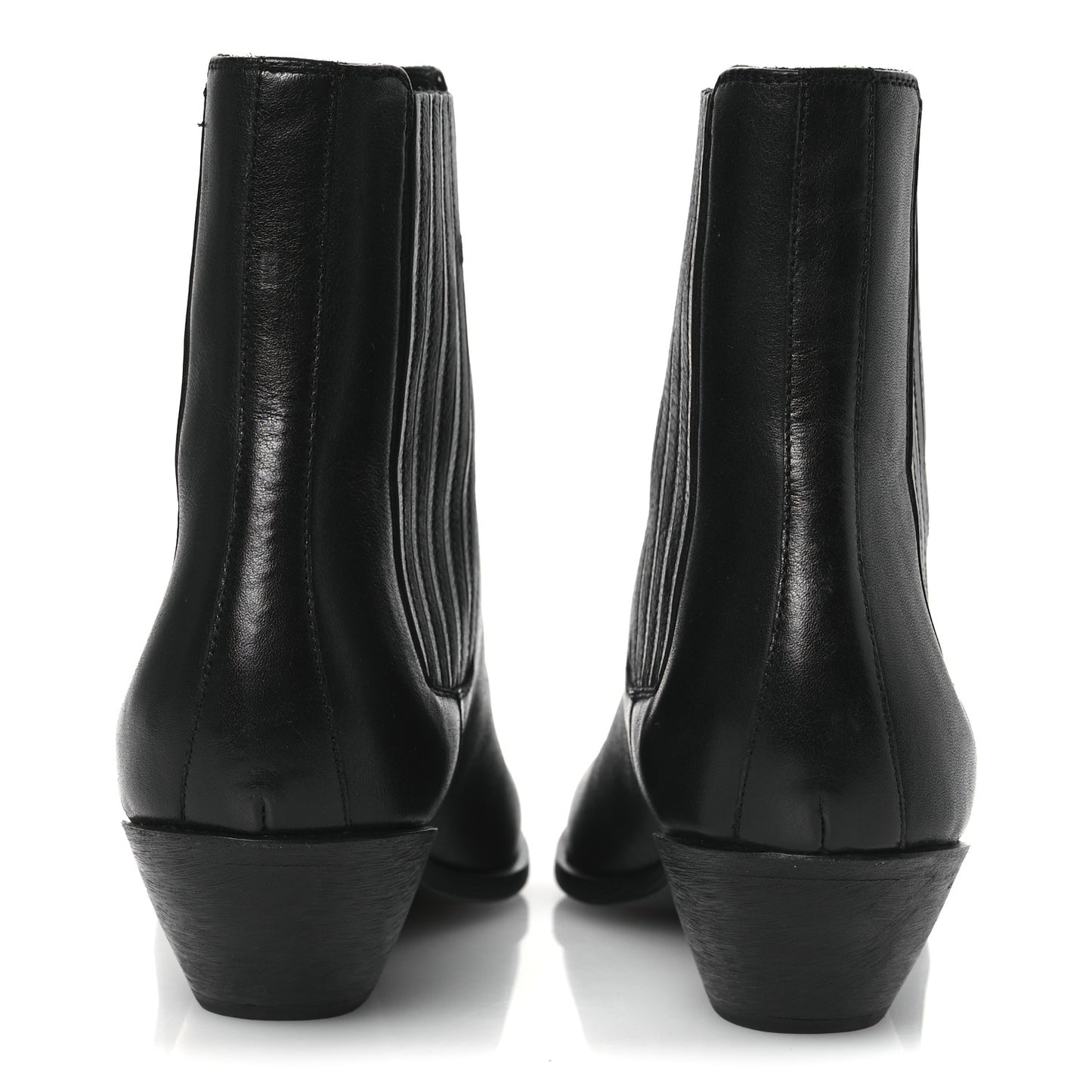 Calfskin Brit Souple Ankle Boots 37.5 Black