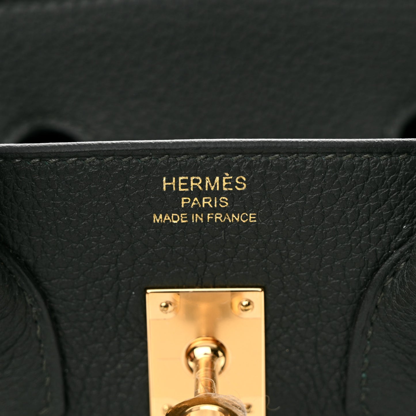 Togo Birkin 25 Vert Fonce